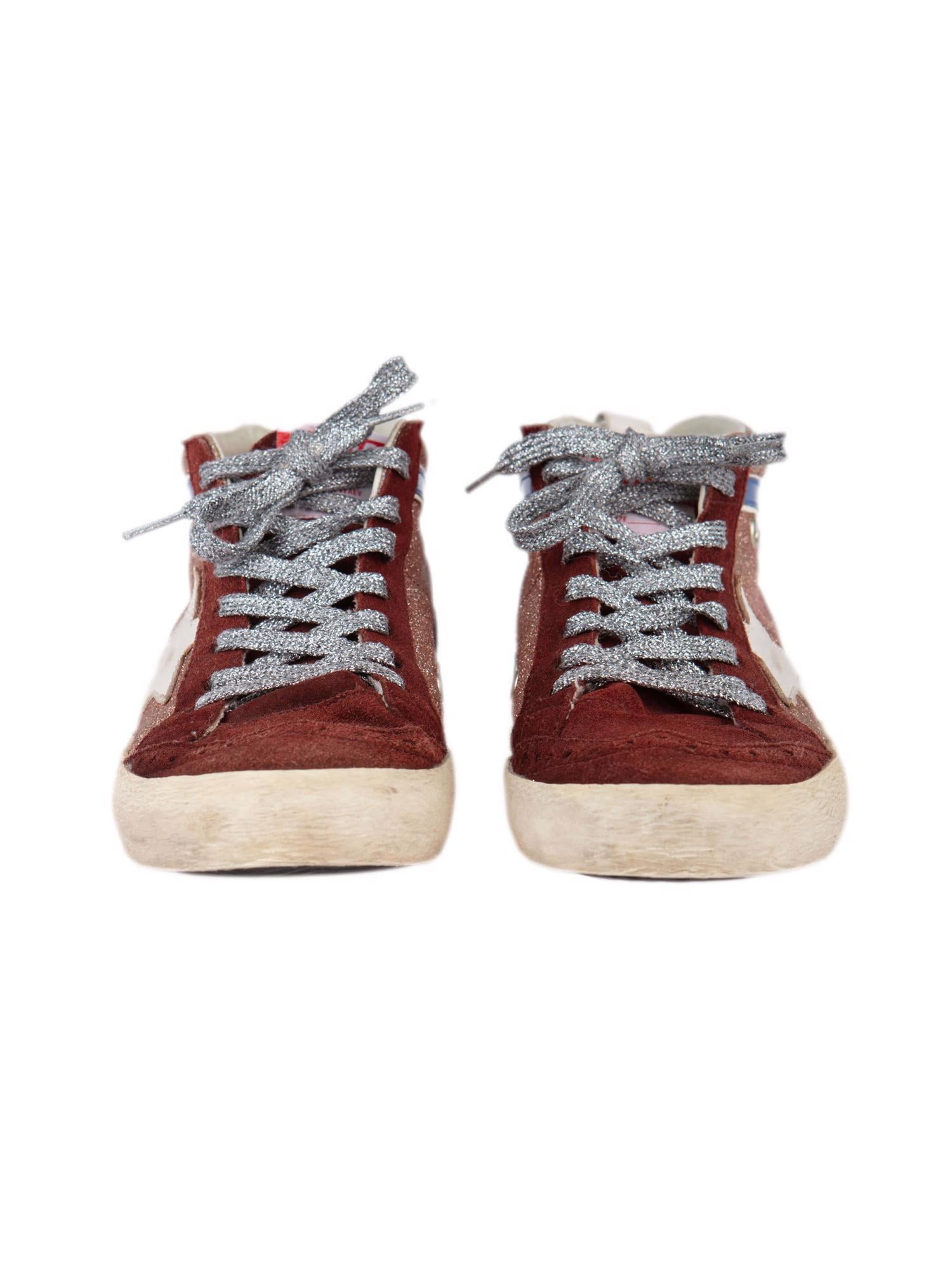 Bayan Kırmızı GOLDEN GOOSE SNEAKER BOT
