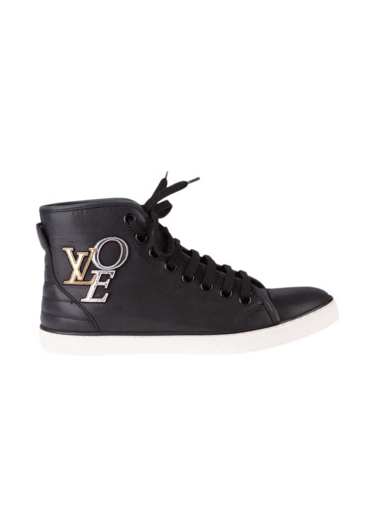 Bayan Siyah LOUIS VUITTON SNEAKER BOT