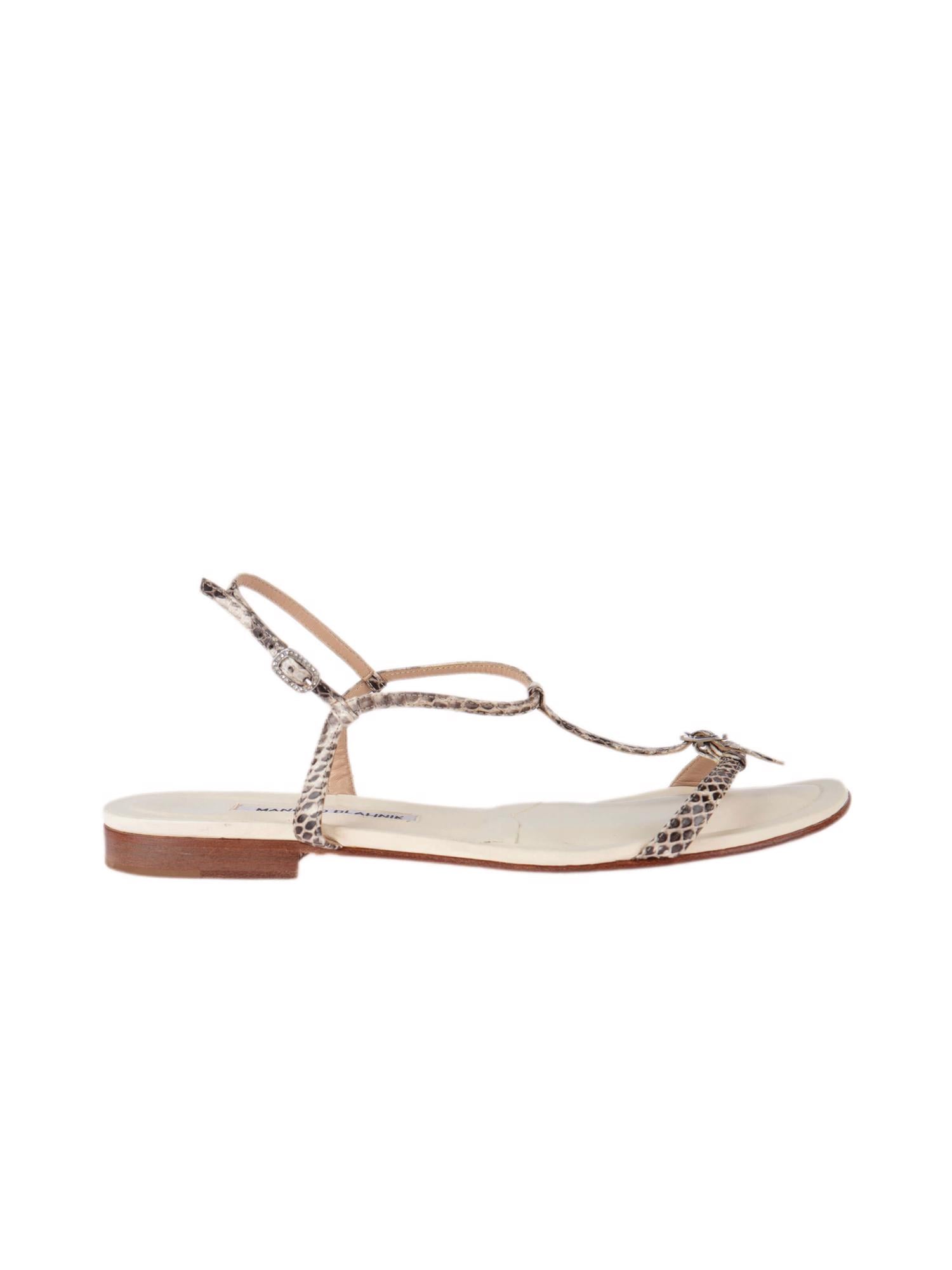 Bayan Kahve MANOLO BLAHNIK SANDALET
