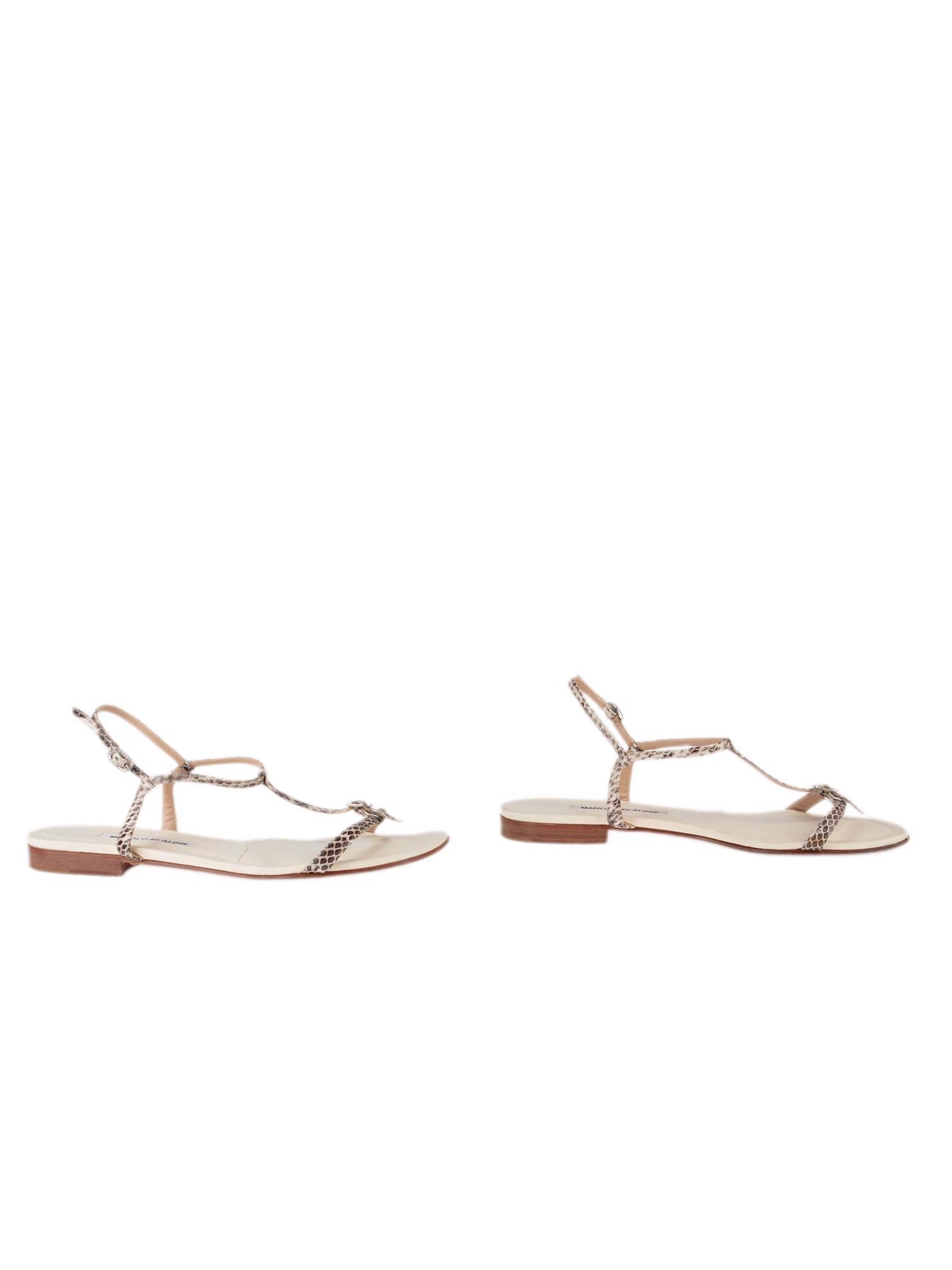 Bayan Kahve MANOLO BLAHNIK SANDALET