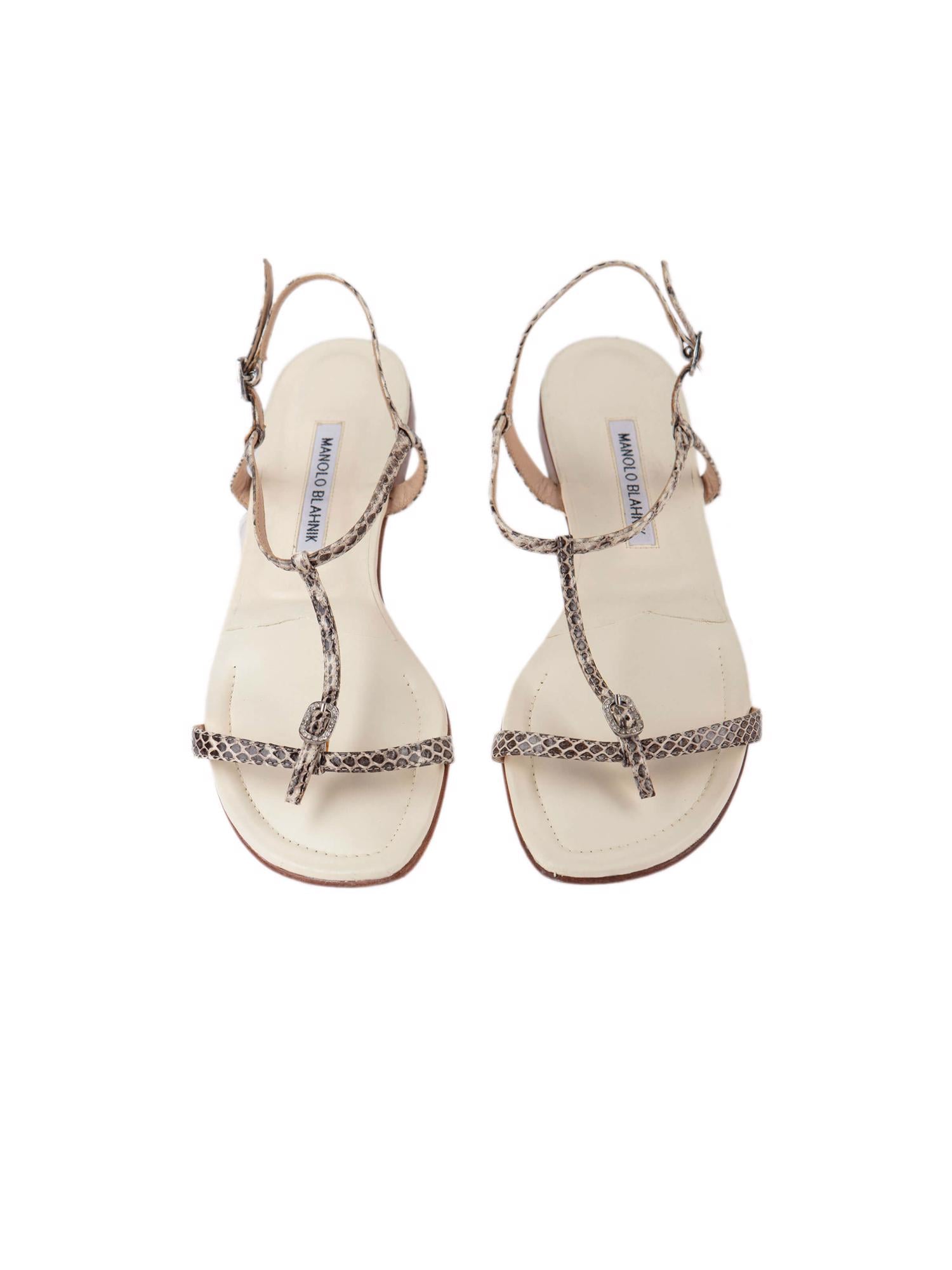Bayan Kahve MANOLO BLAHNIK SANDALET