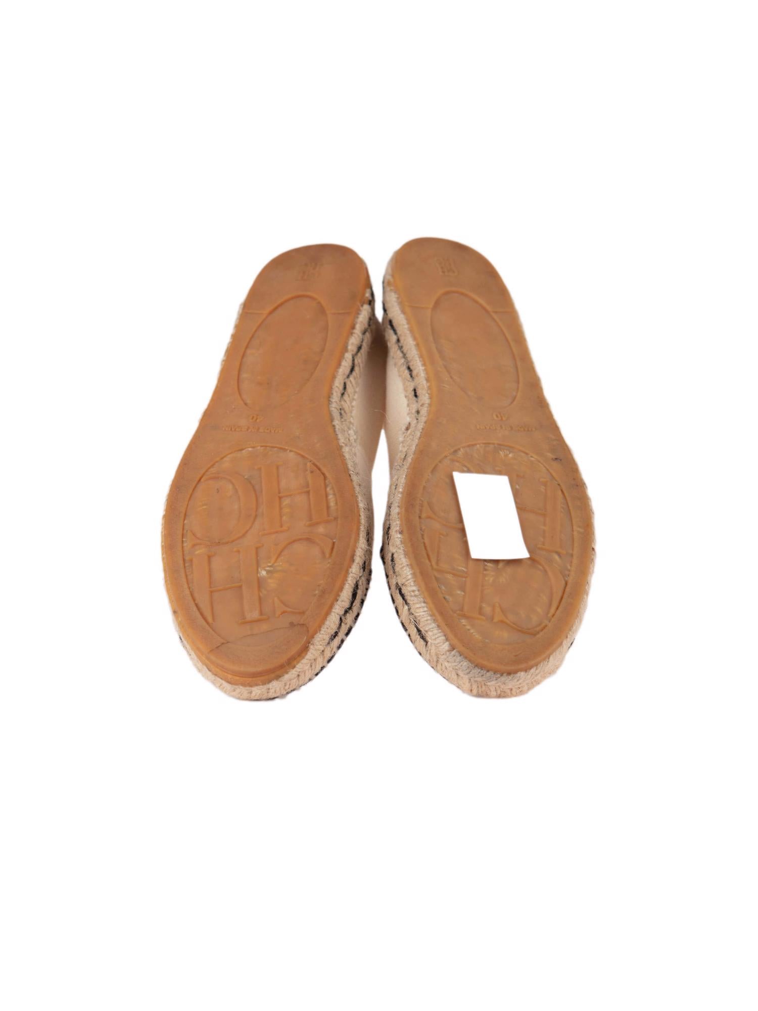 Bayan Krem CAROLINA HERRERA ESPADRİL