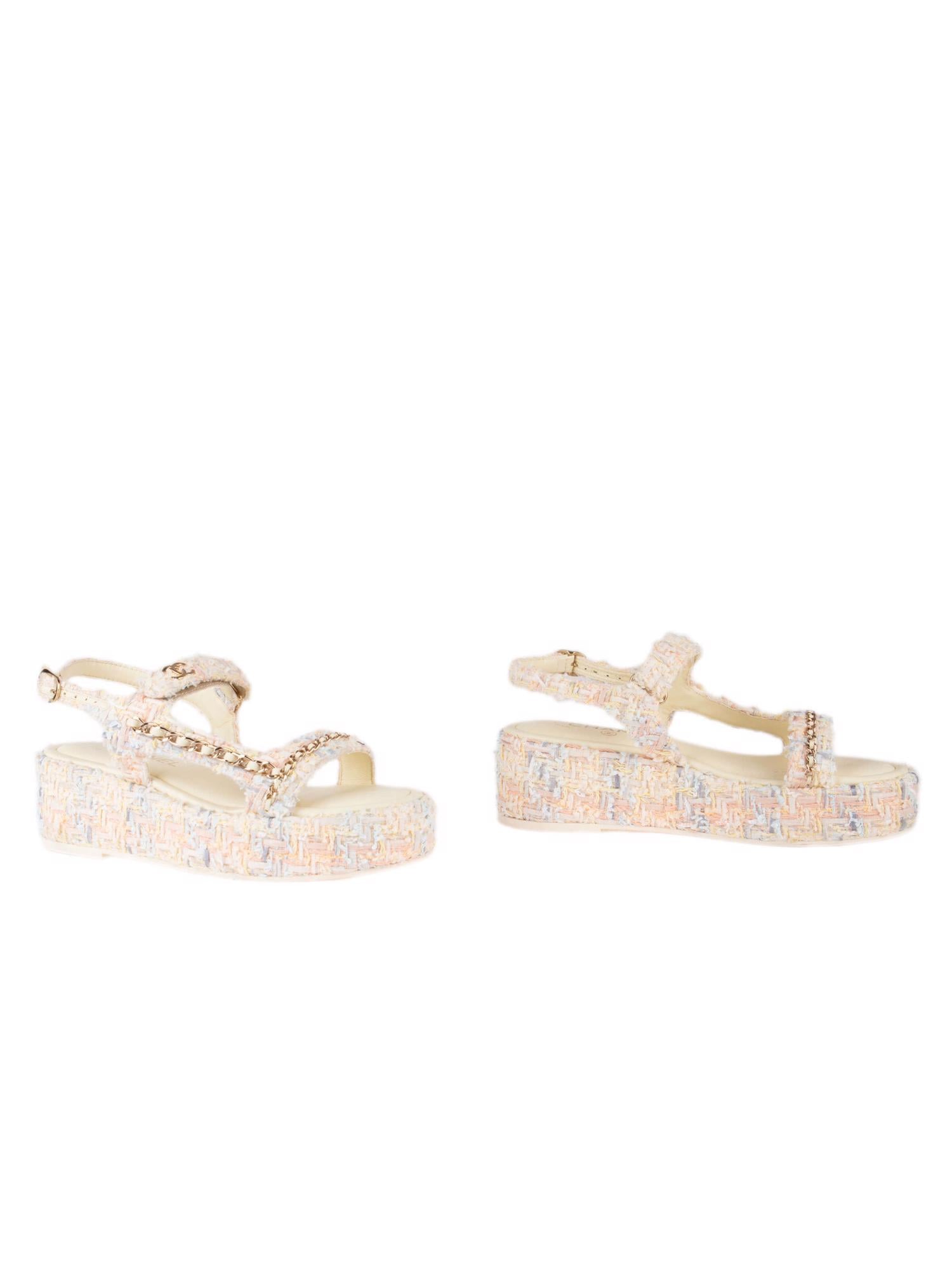 Bayan Krem CHANEL SANDALET