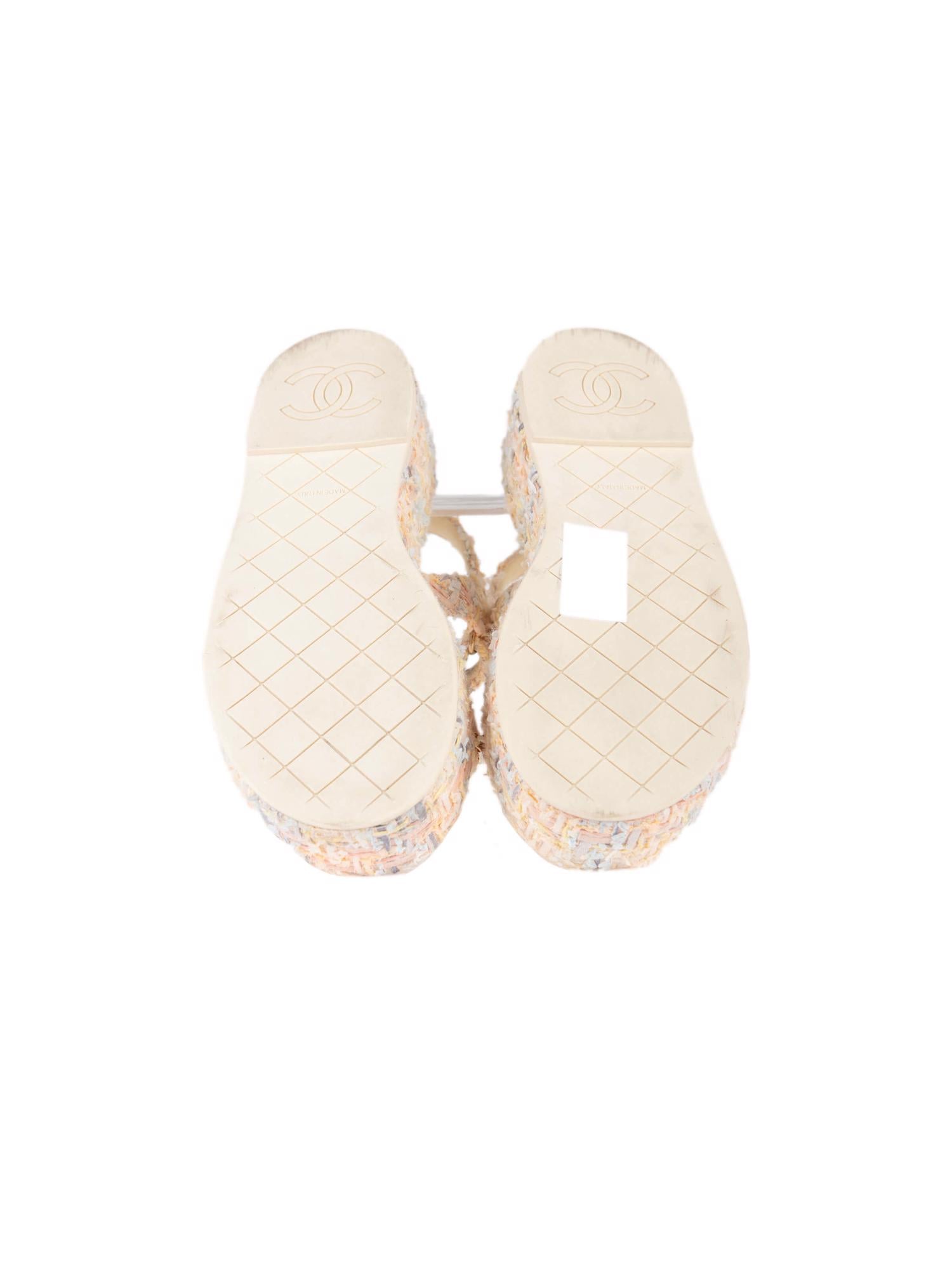 Bayan Krem CHANEL SANDALET