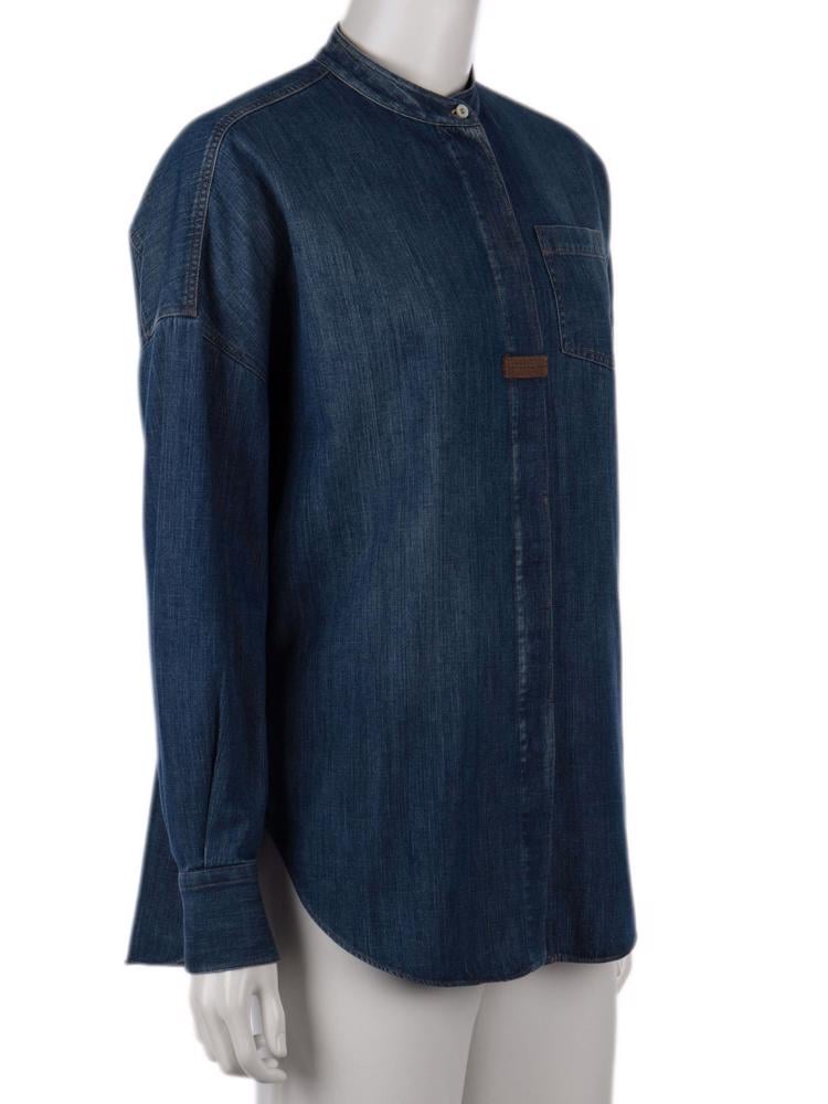 Bayan Lacivert BRUNELLO CUCINELLI JEAN BLUZ