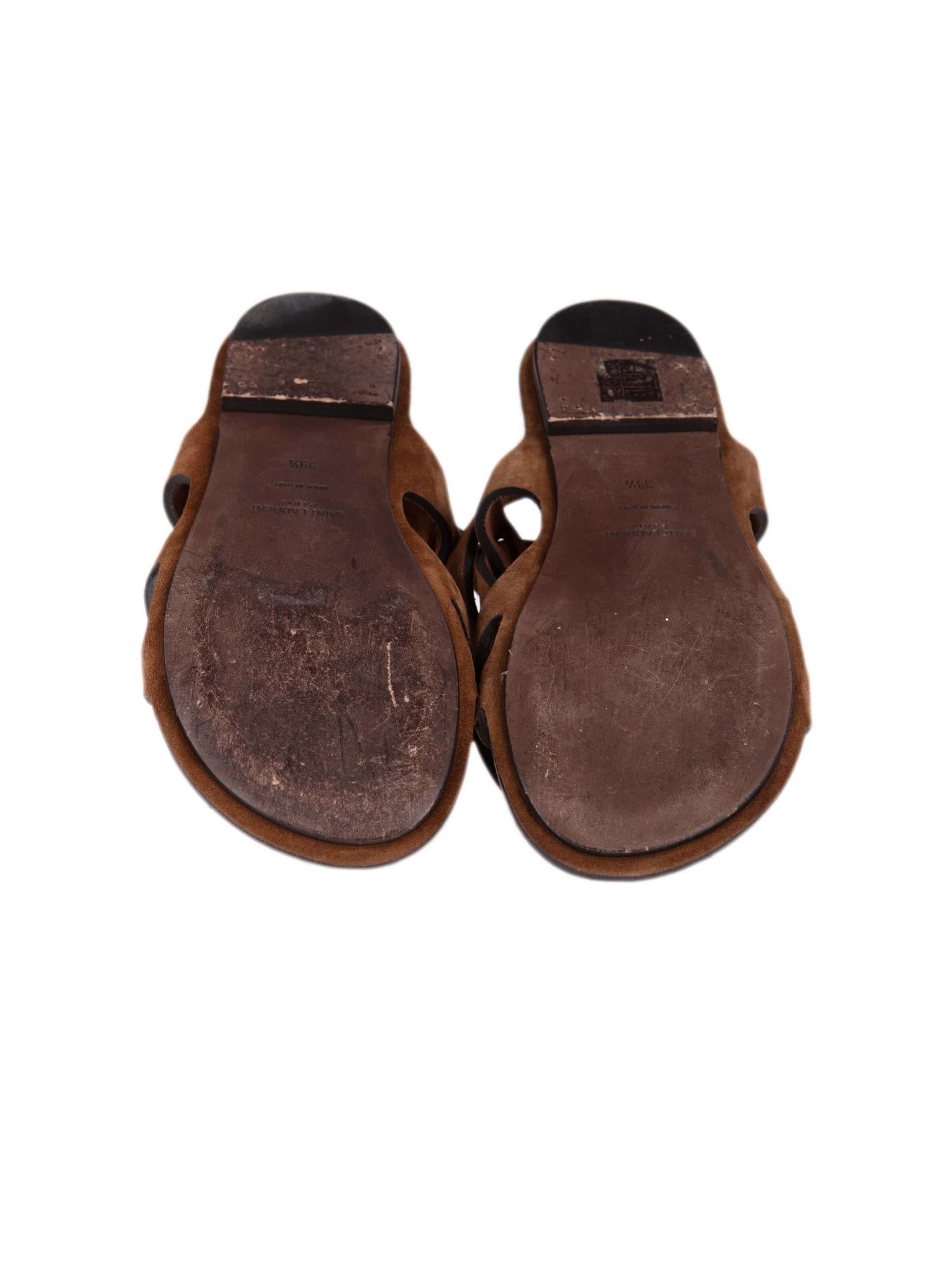Bayan Kahve SAINT LAURENT SANDALET