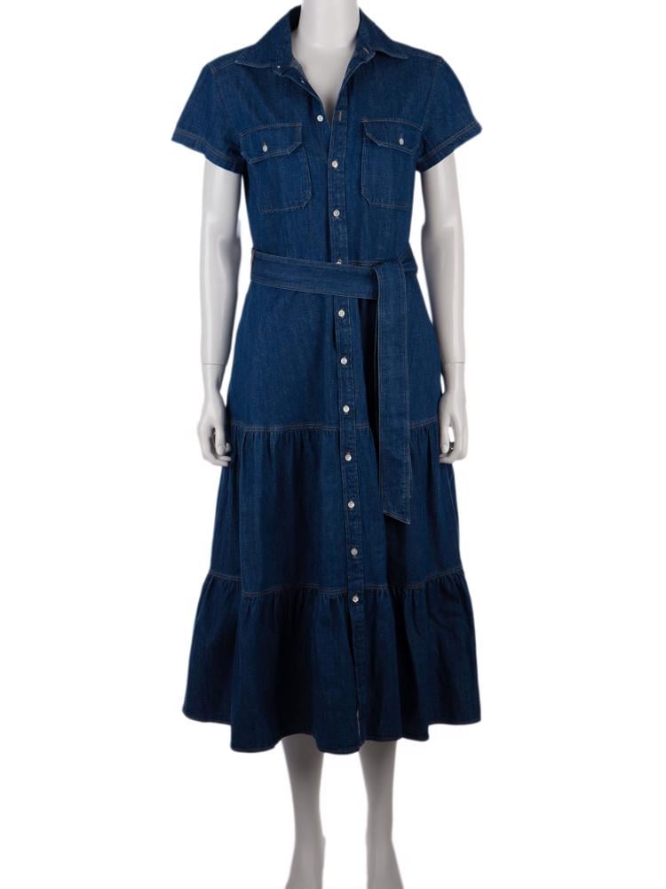 Bayan Lacivert POLO BY RALPH LAUREN JEAN ELBİSE