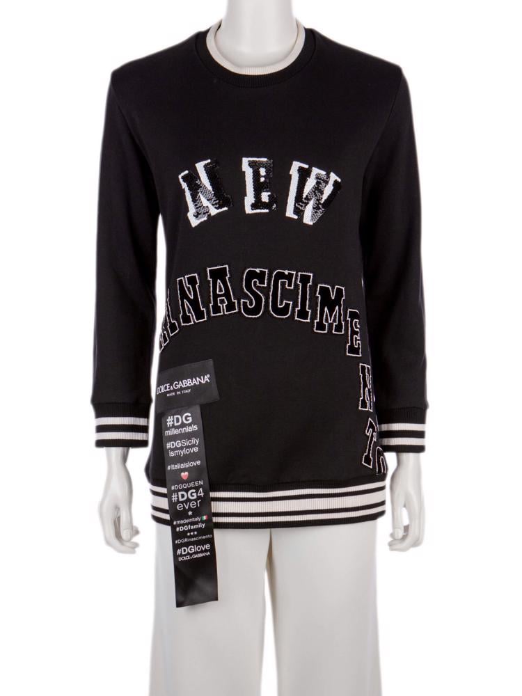 Bayan Siyah DOLCE&GABBANA SWEATSHIRT