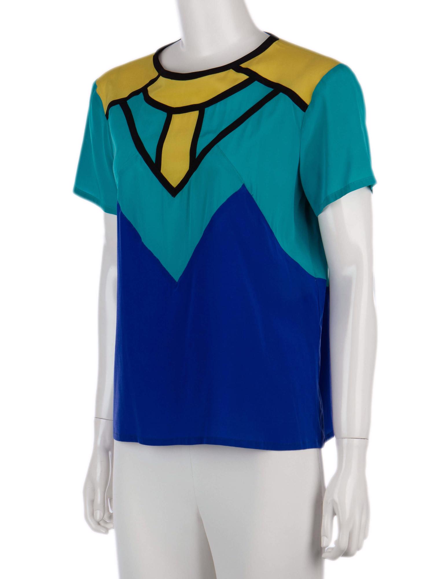 Bayan Yeşil ETRO BLUZ