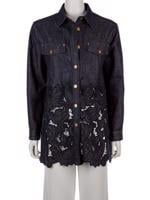 Bayan Lacivert ALBERTA FERRETTI JEAN GÖMLEK