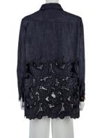 Bayan Lacivert ALBERTA FERRETTI JEAN GÖMLEK