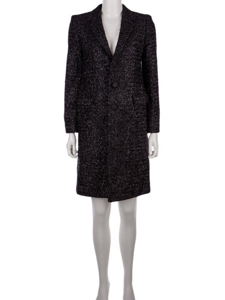 Bayan Siyah SAINT LAURENT PALTO