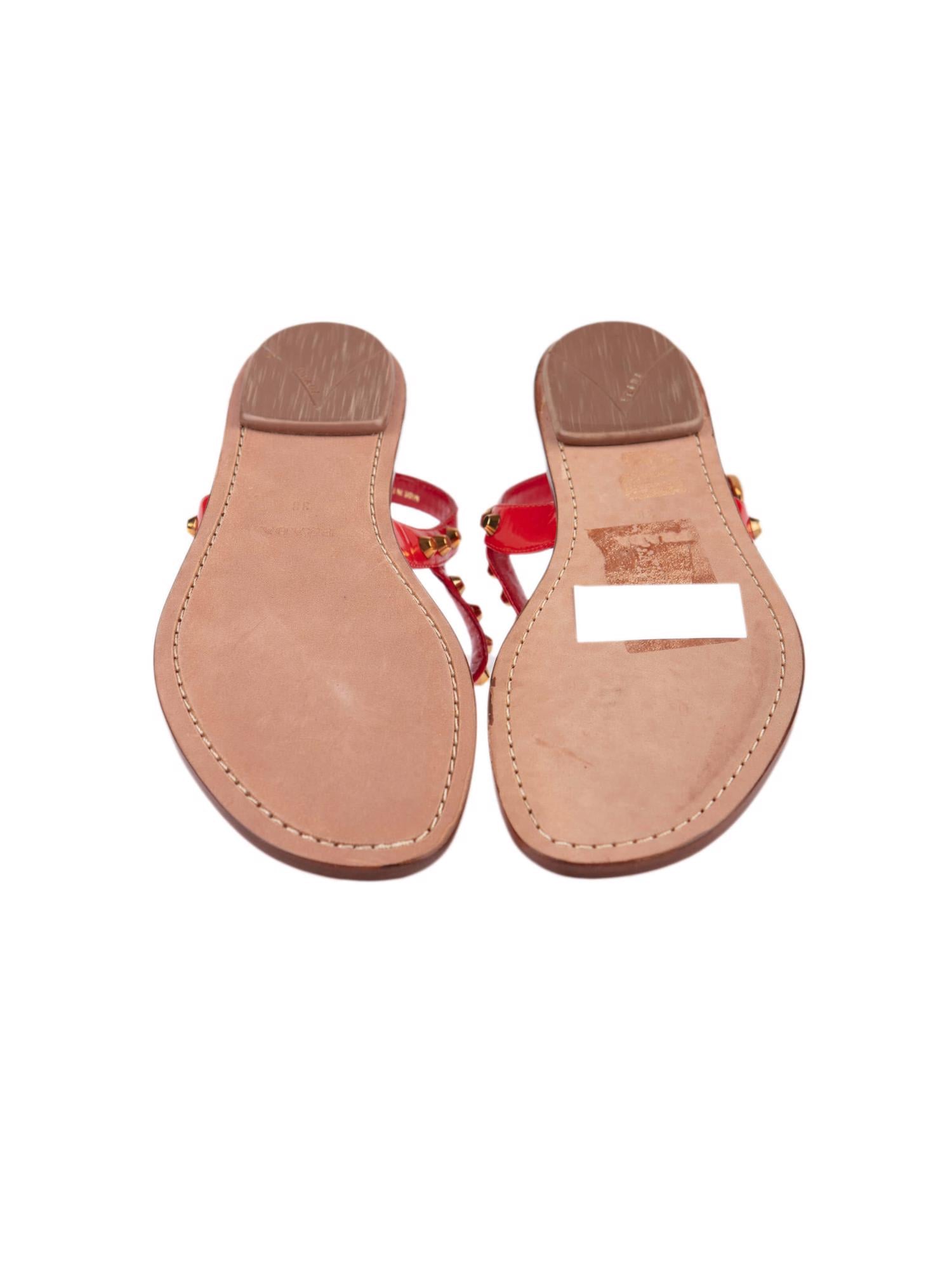 Bayan Kırmızı PRADA SANDALET