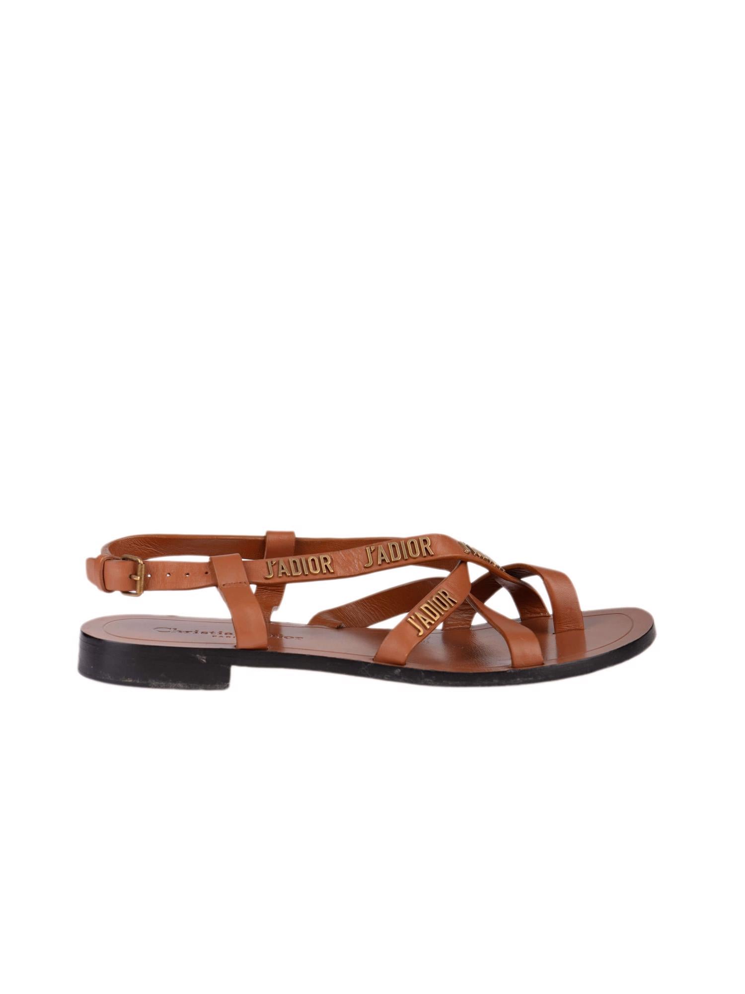 Bayan Kahve DIOR SANDALET