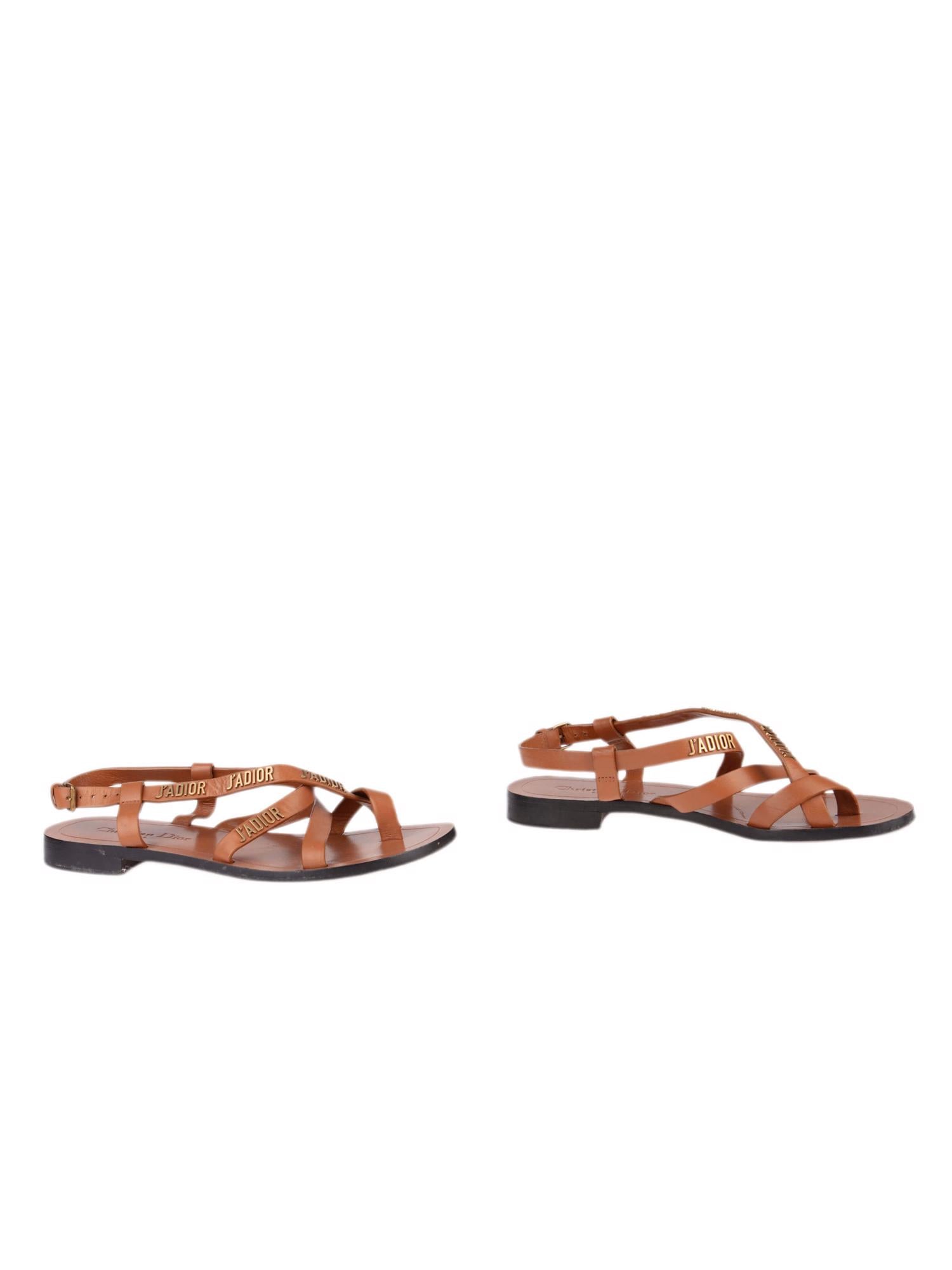 Bayan Kahve DIOR SANDALET