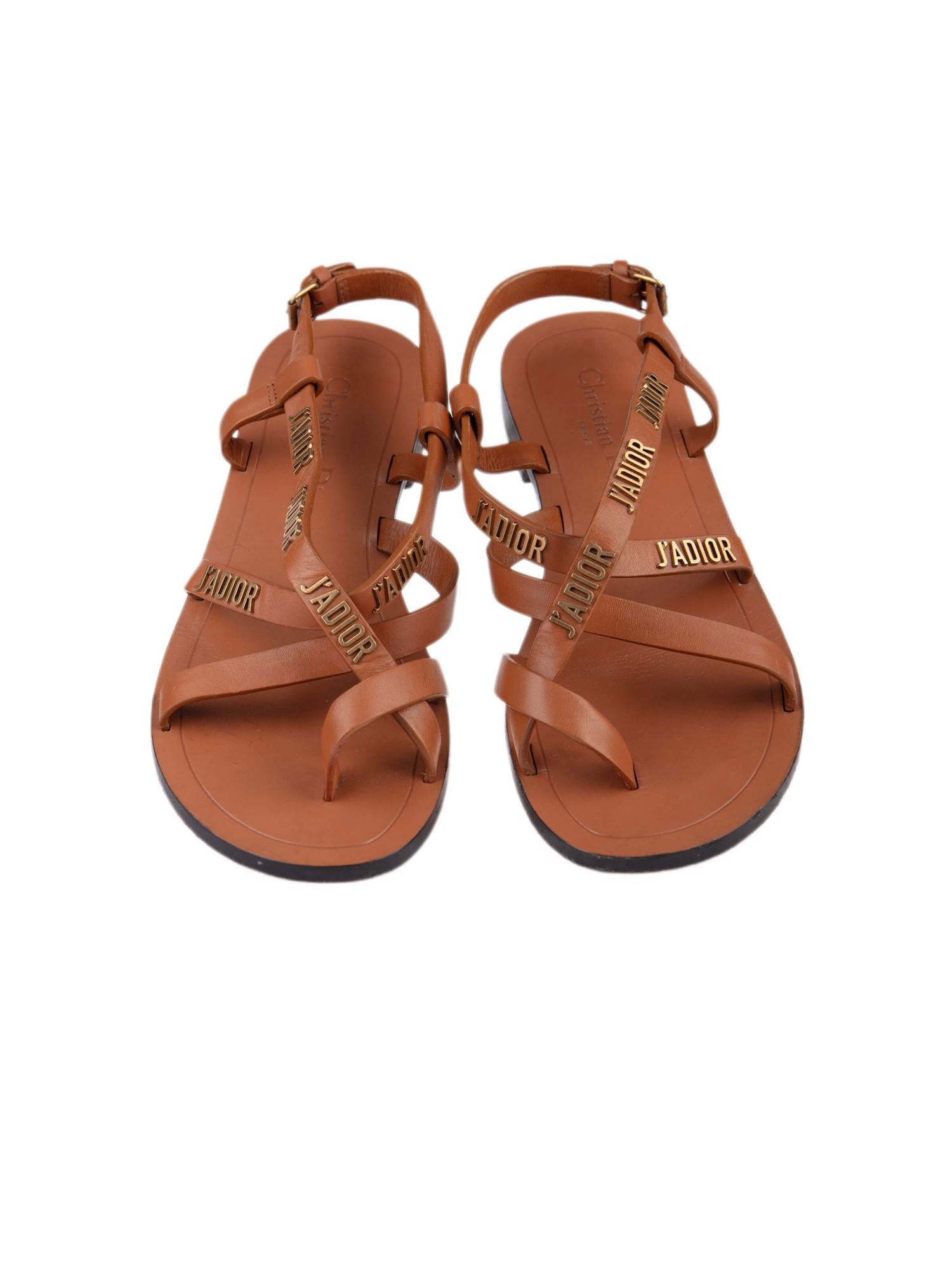 Bayan Kahve DIOR SANDALET