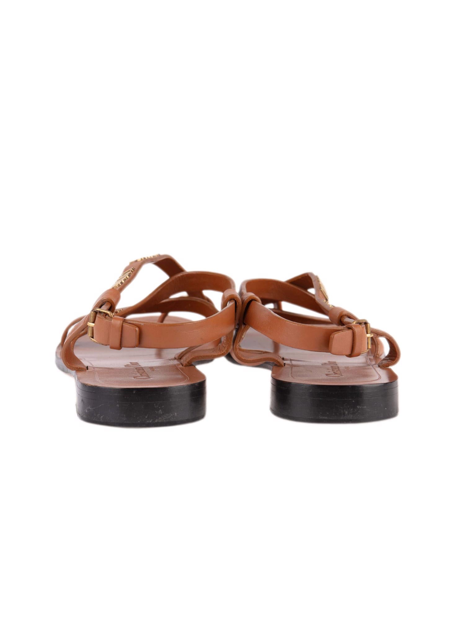 Bayan Kahve DIOR SANDALET
