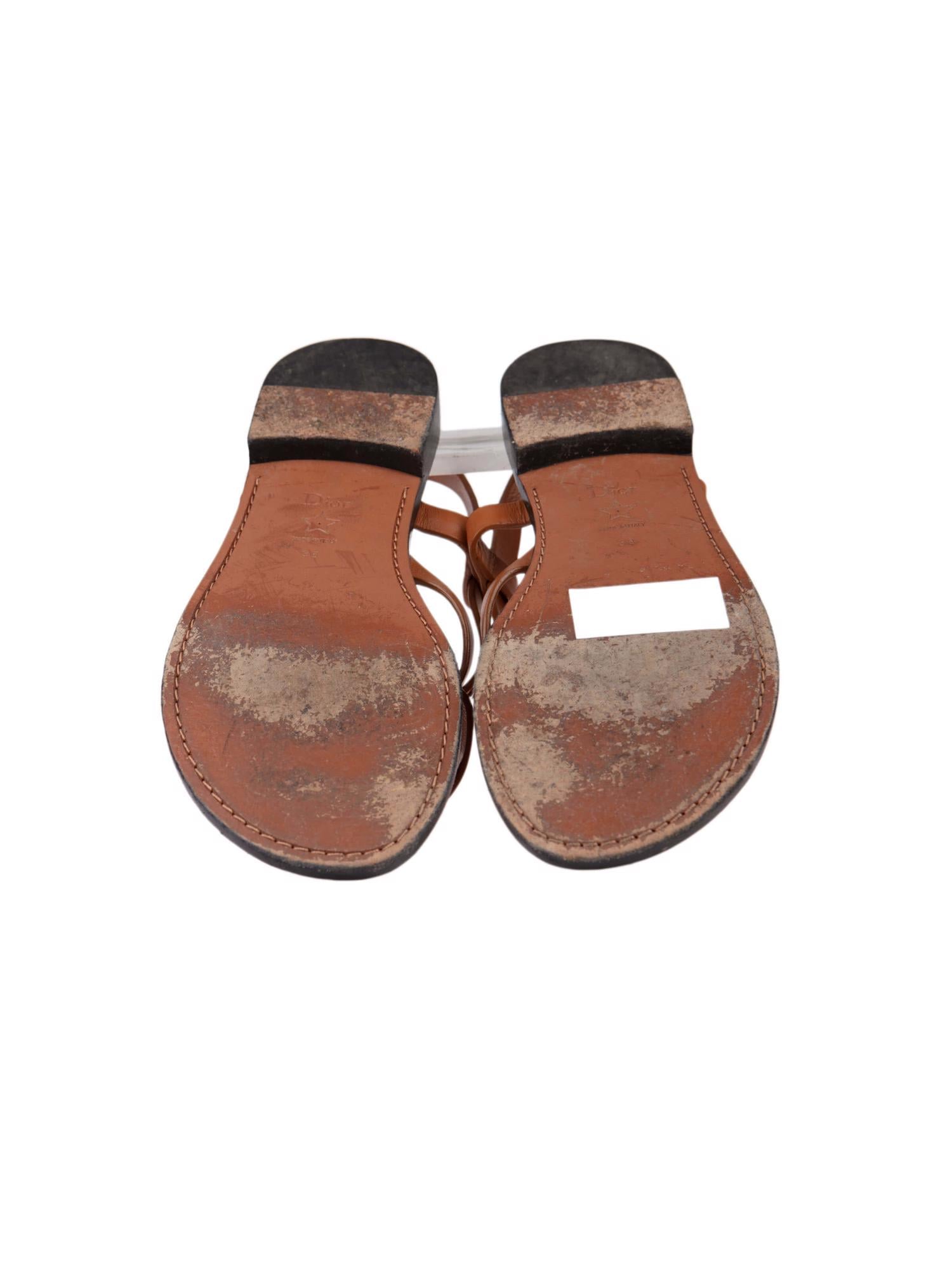Bayan Kahve DIOR SANDALET