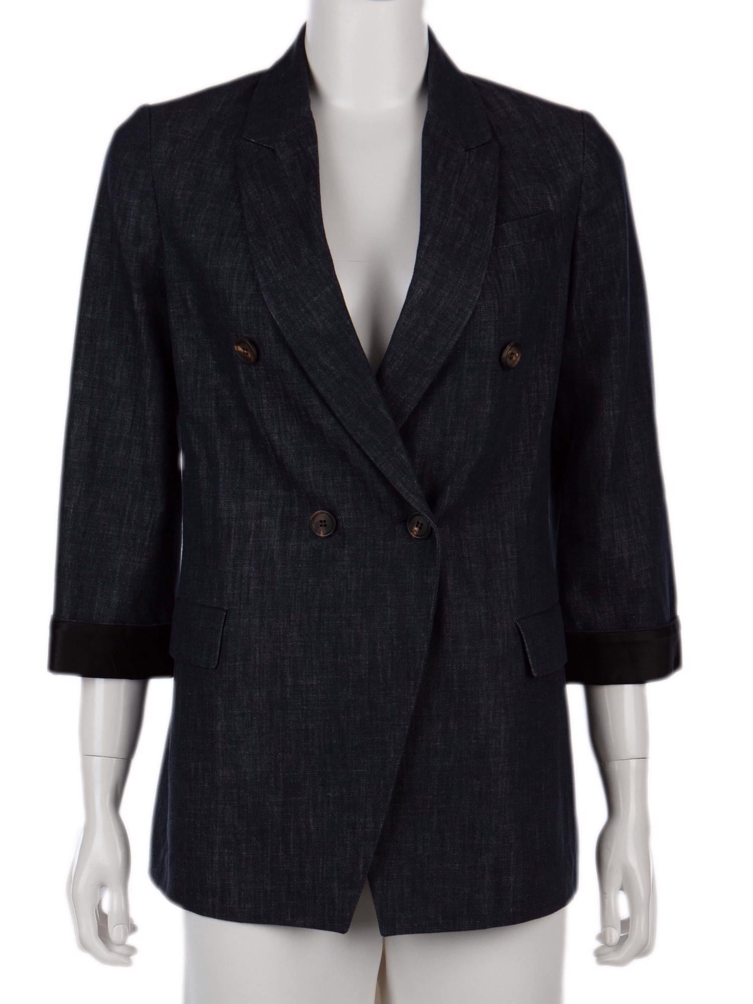 Bayan Lacivert BRUNELLO CUCINELLI JEAN CEKET