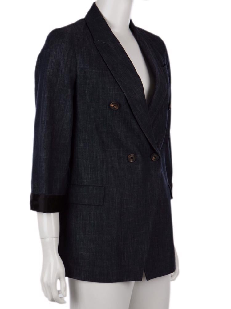 Bayan Lacivert BRUNELLO CUCINELLI JEAN CEKET