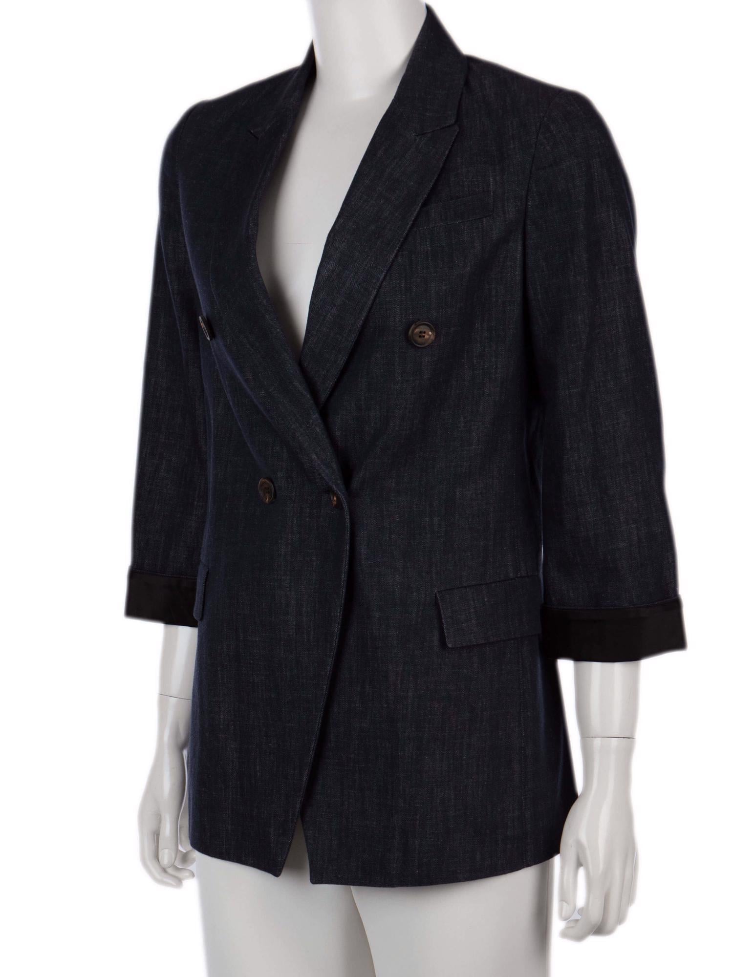 Bayan Lacivert BRUNELLO CUCINELLI JEAN CEKET