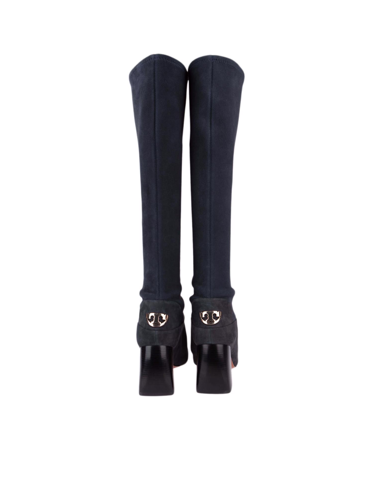 Bayan Lacivert TORY BURCH ÇİZME