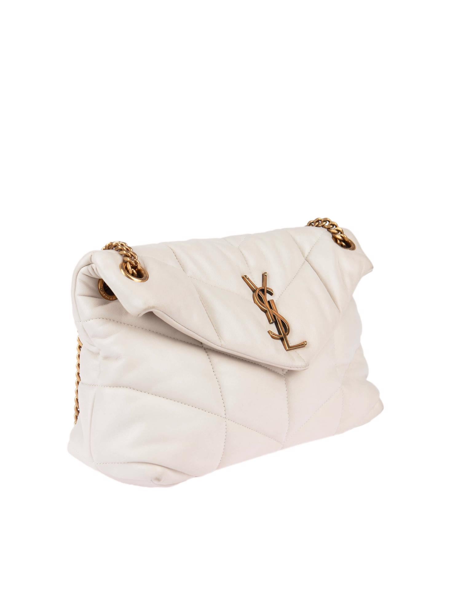 Bayan Krem SAINT LAURENT ÇANTA