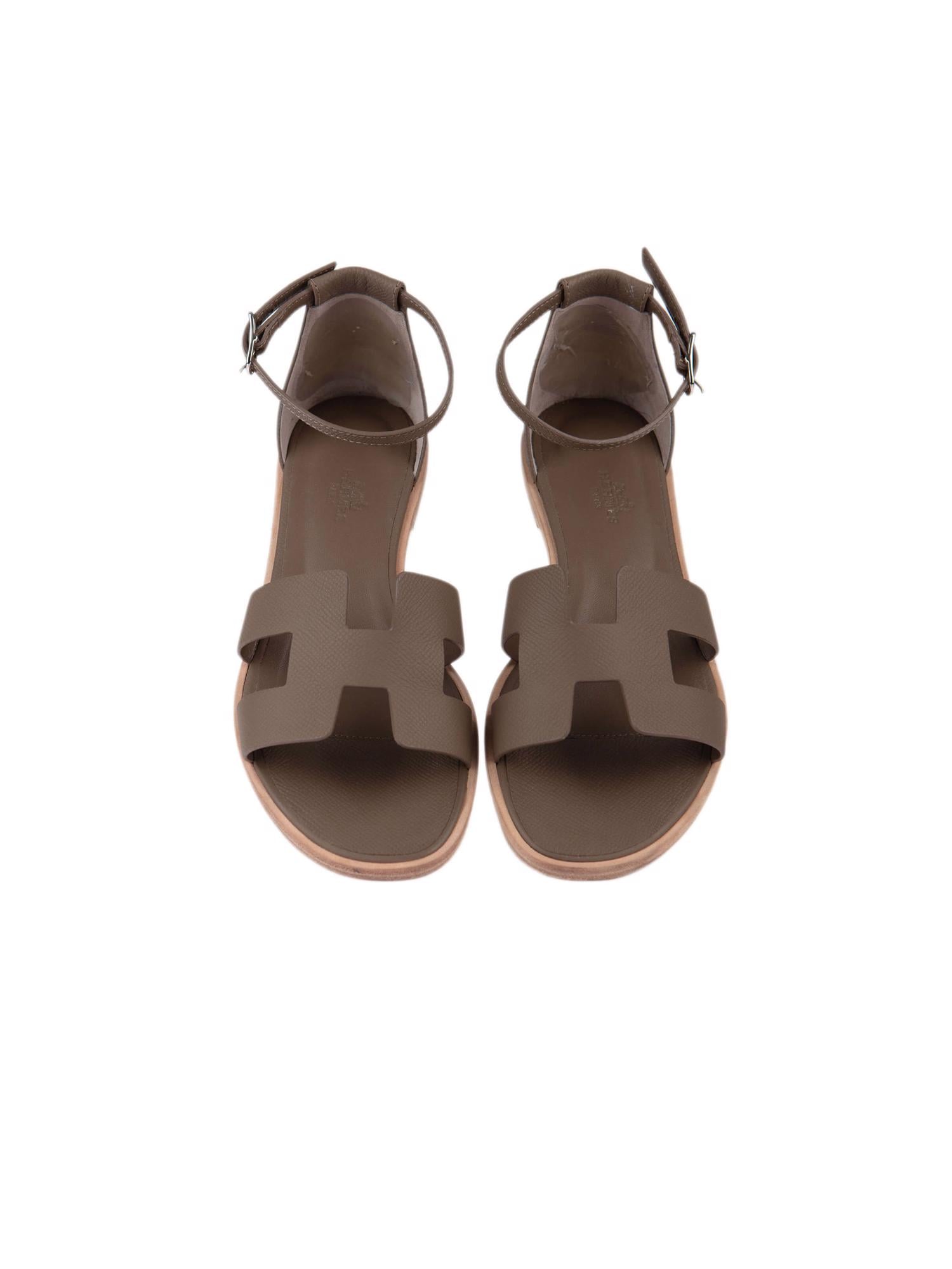 Bayan Gri HERMES SANDALET