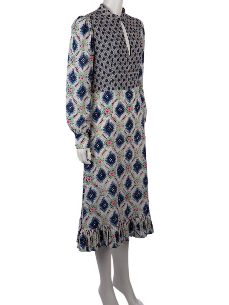 Bayan Lacivert ETRO ELBİSE