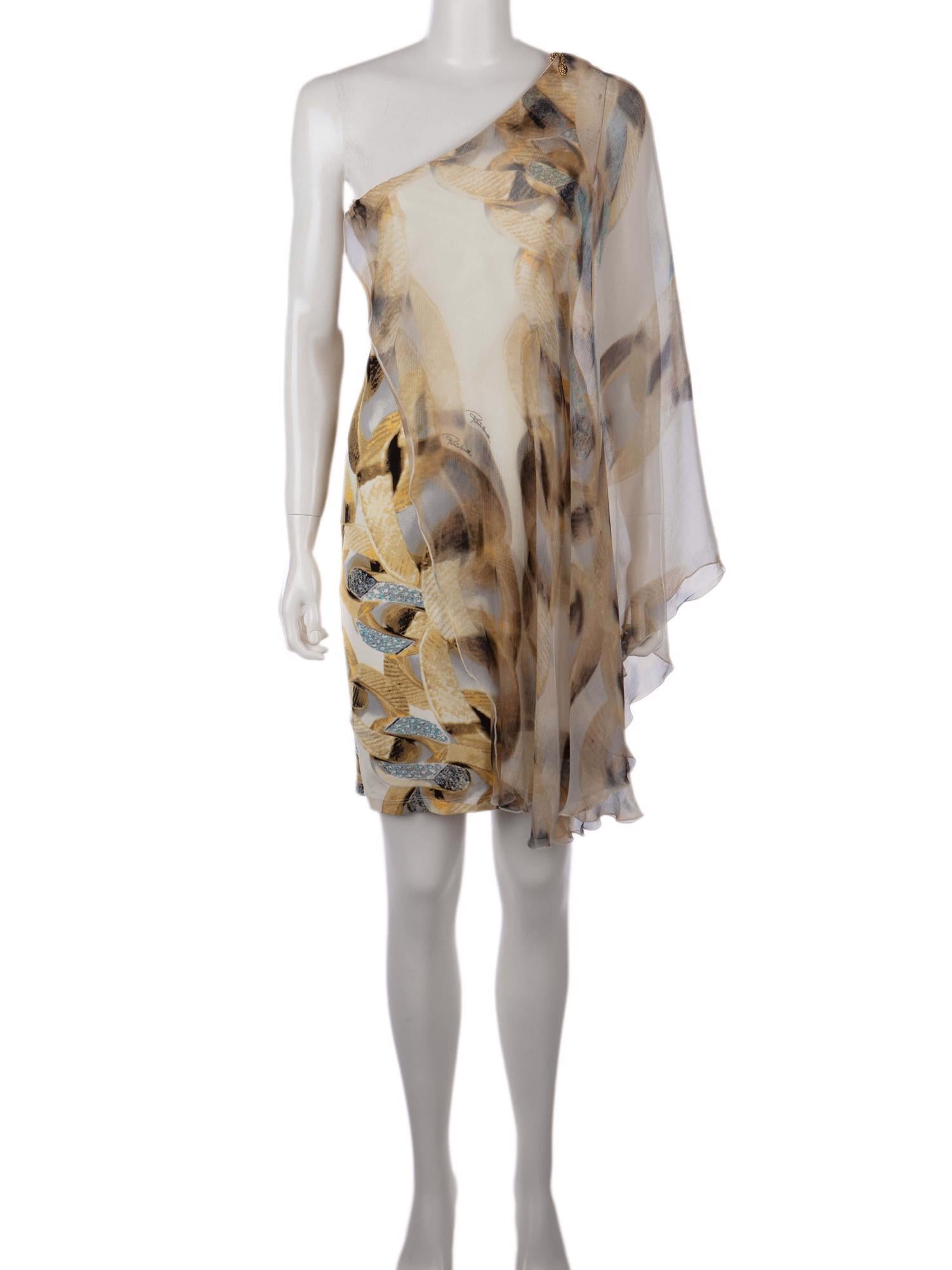 Bayan Krem ROBERTO CAVALLI ELBİSE