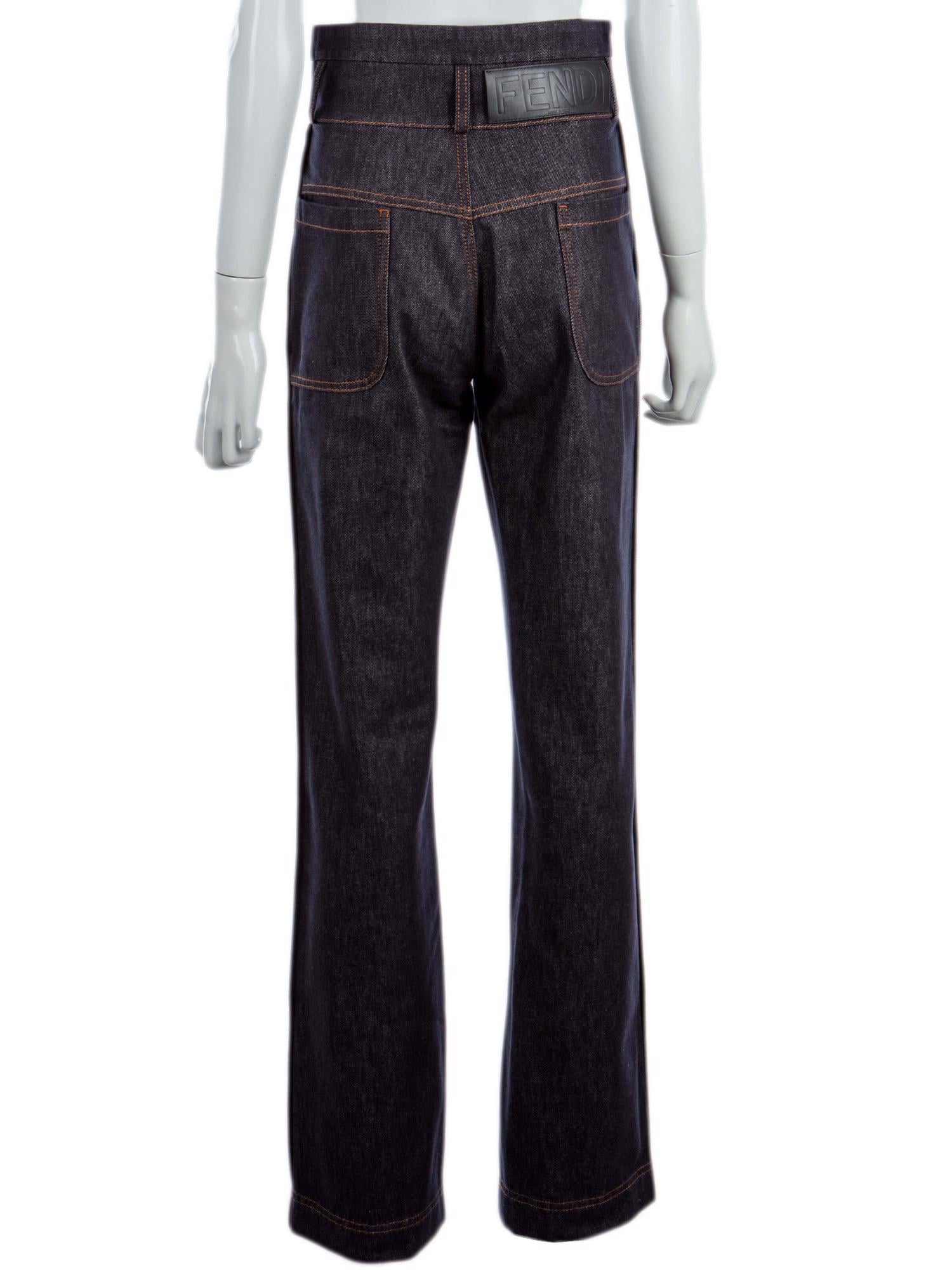 Bayan Lacivert FENDI JEAN PANTOLON