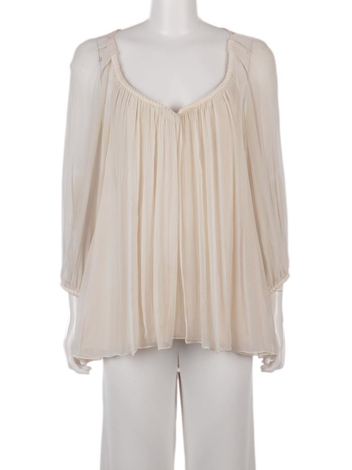 Bayan Krem DIANE VON FURSTENBERG BLUZ
