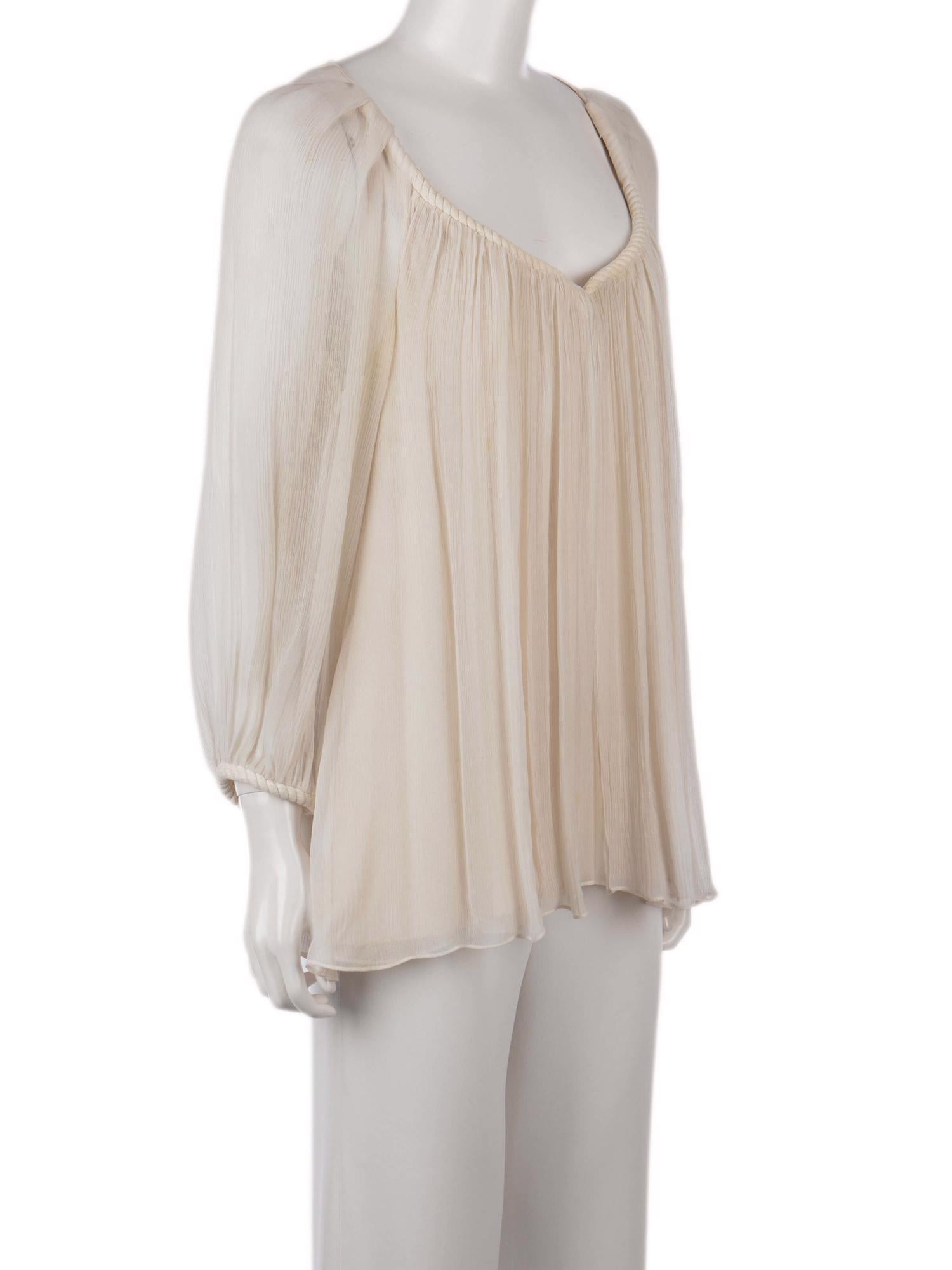 Bayan Krem DIANE VON FURSTENBERG BLUZ