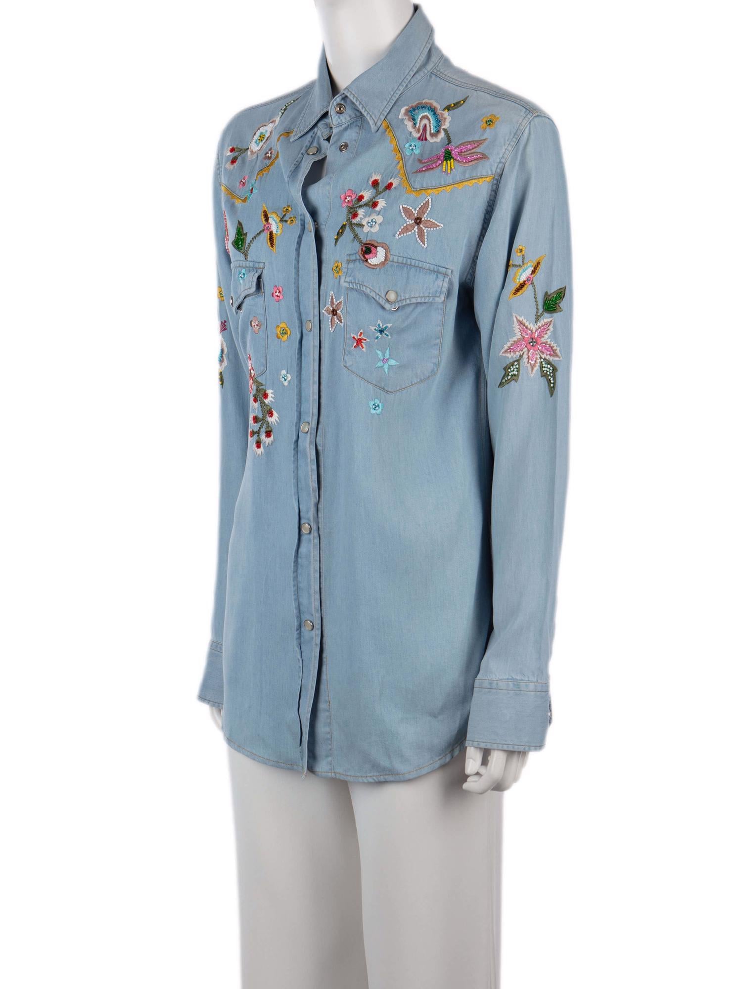 Bayan Mavi ERMANNO BY ERMANNO SCERVINO JEAN GÖMLEK