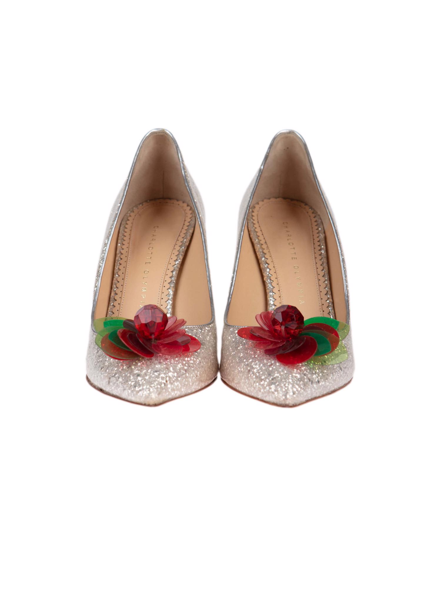 Bayan Gümüş CHARLOTTE OLYMPIA AYAKKABI