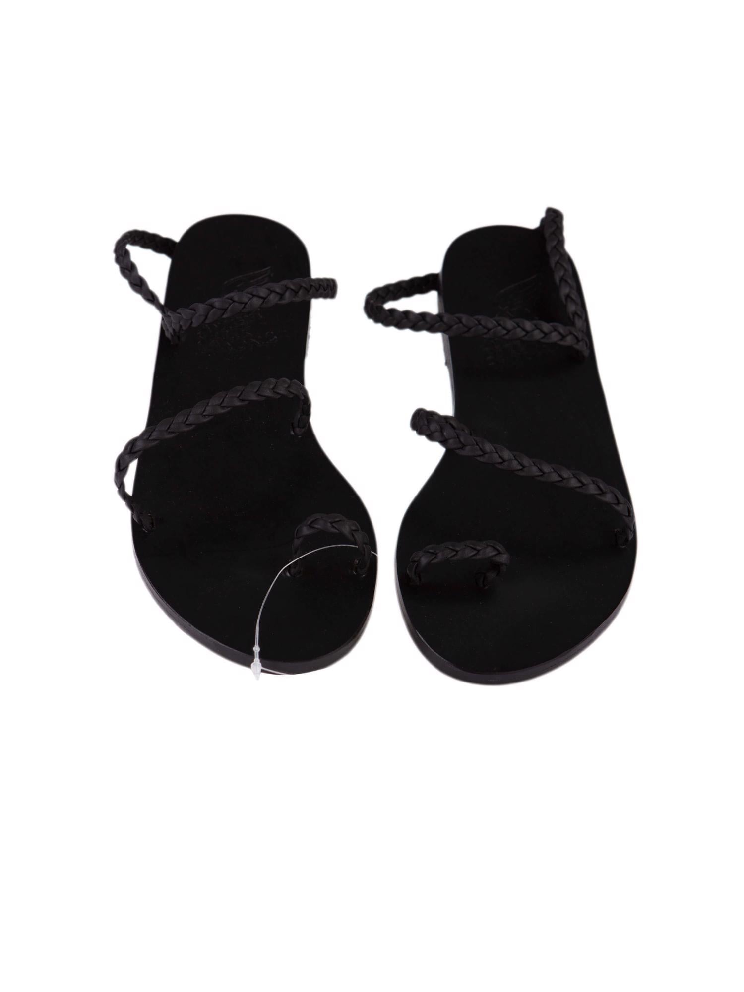 Bayan Siyah ANCIENT GREEK SANDALS SANDALET