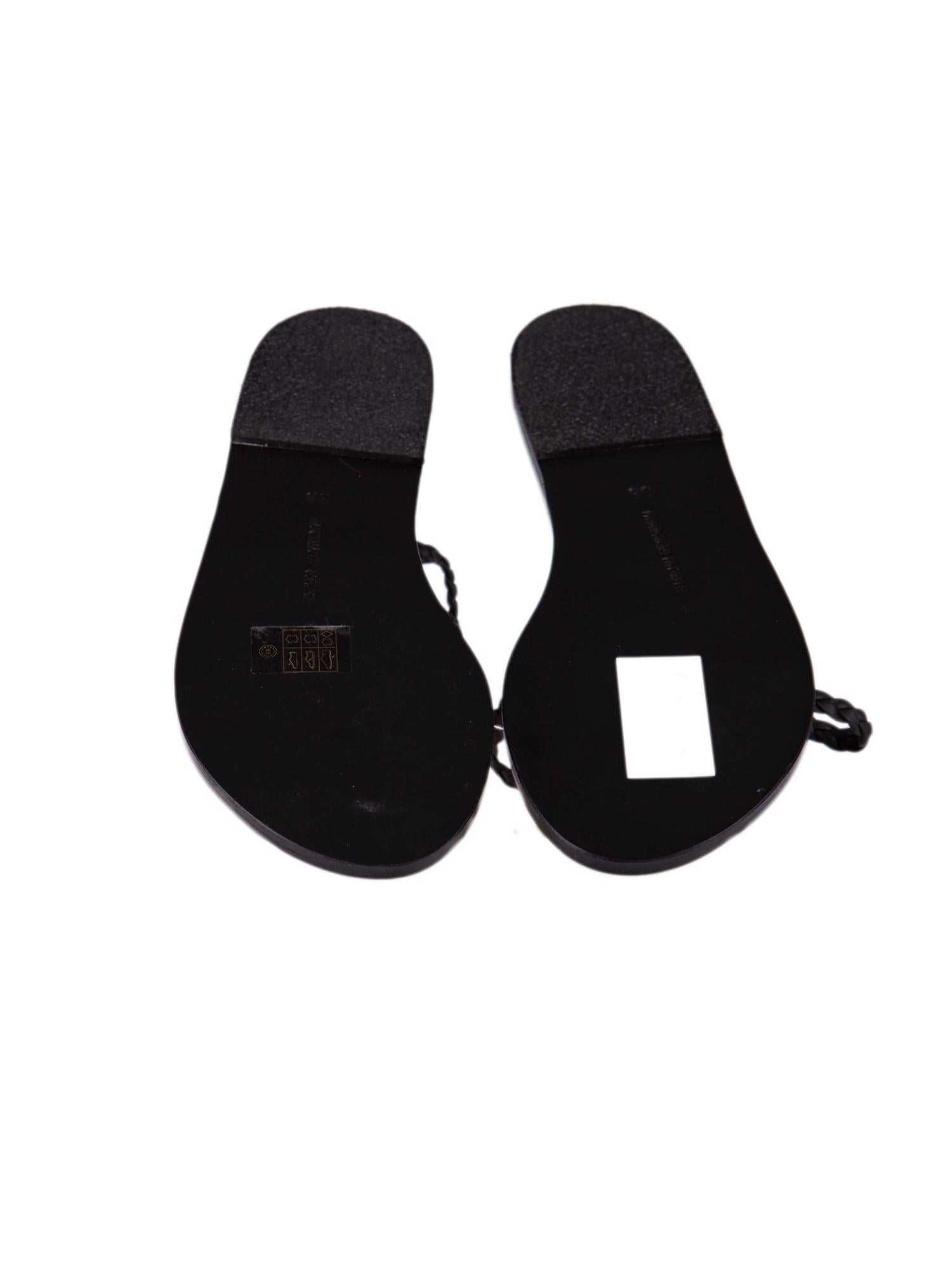 Bayan Siyah ANCIENT GREEK SANDALS SANDALET
