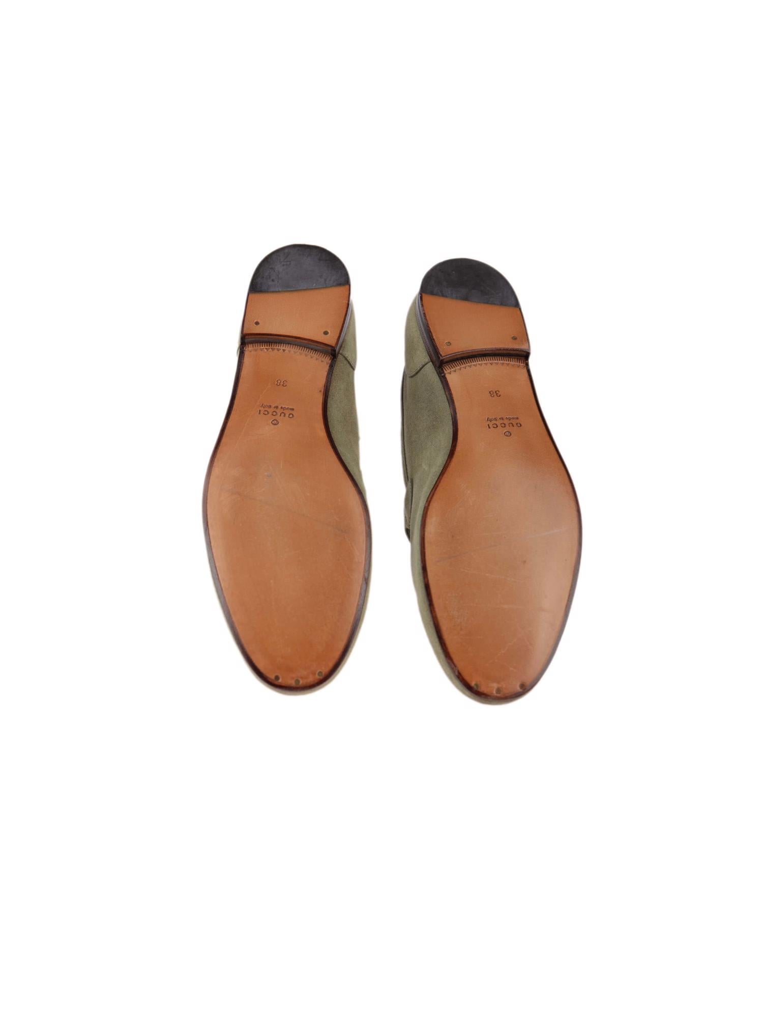 Bayan Yeşil GUCCI LOAFER