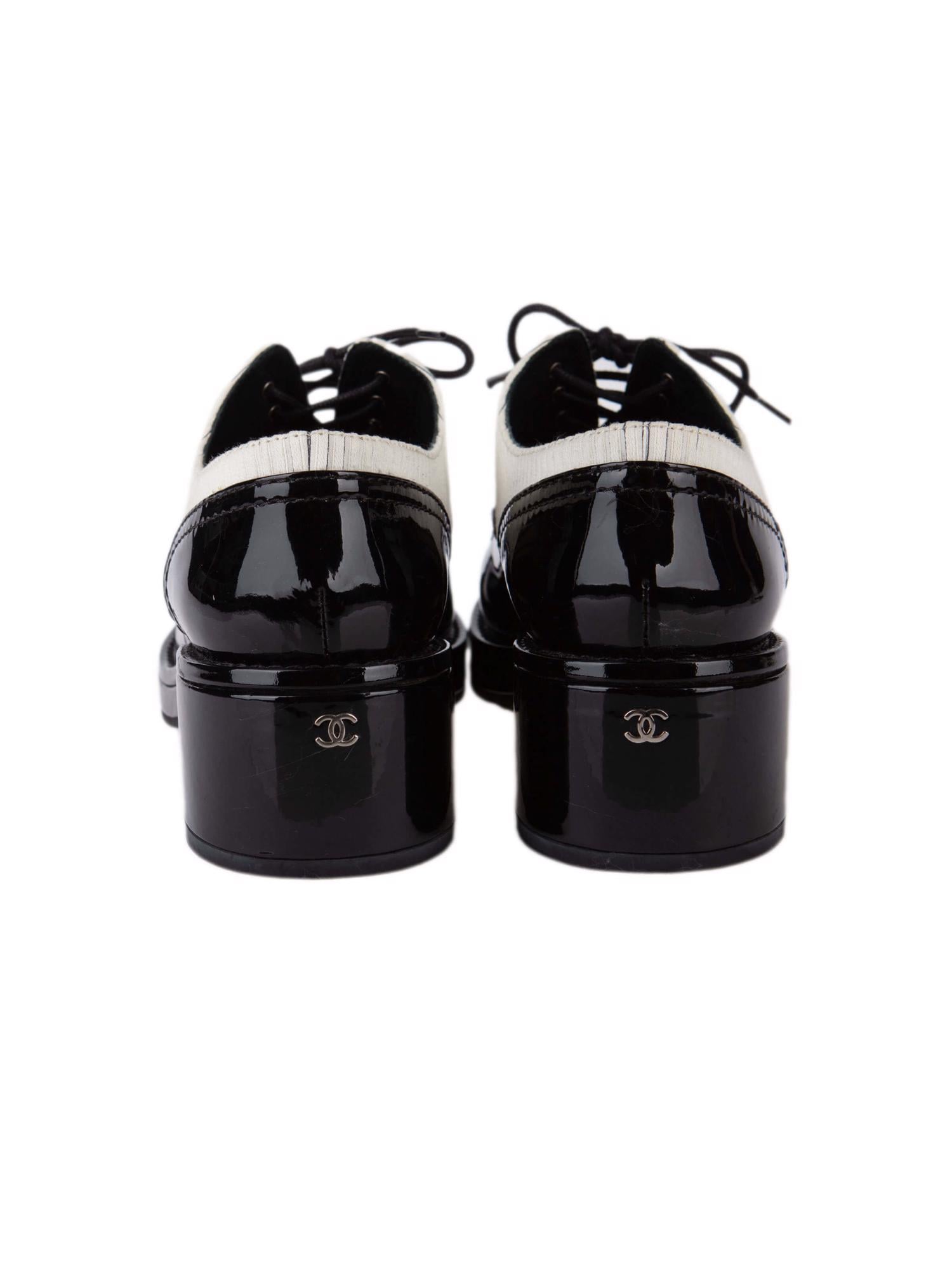 Bayan Siyah CHANEL OXFORD AYAKKABI