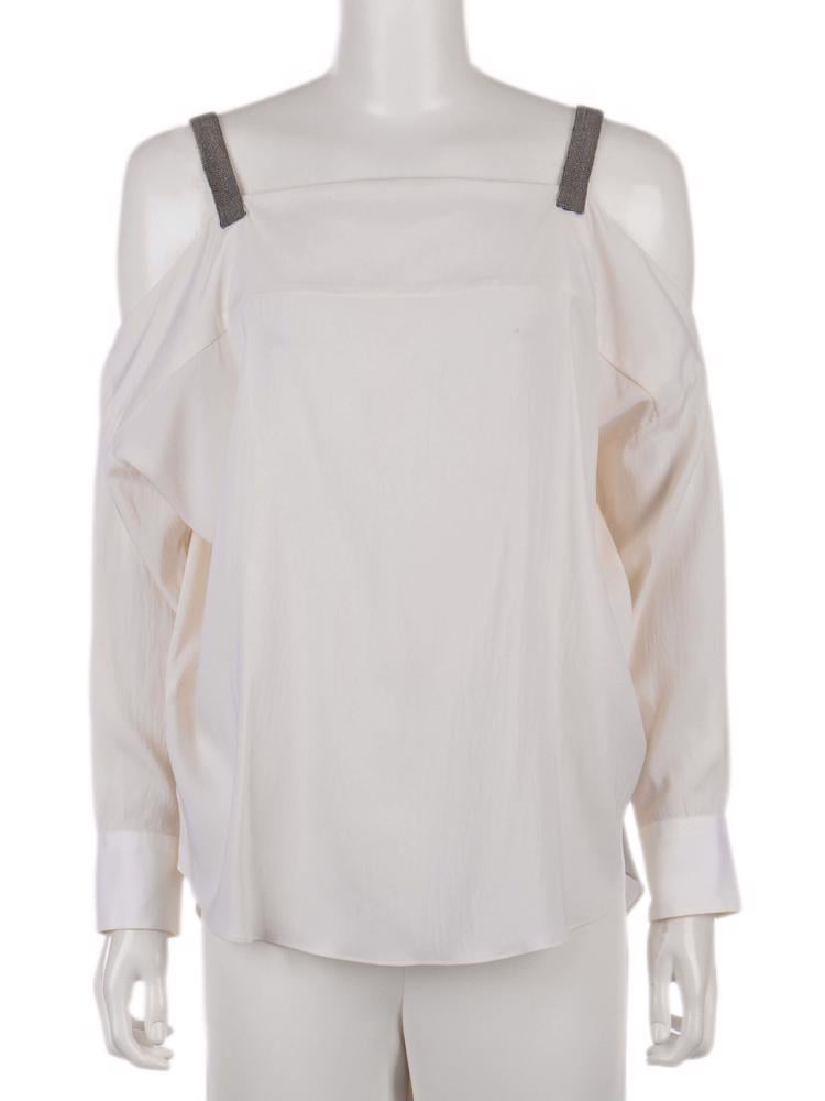 Bayan Krem BRUNELLO CUCINELLI BLUZ