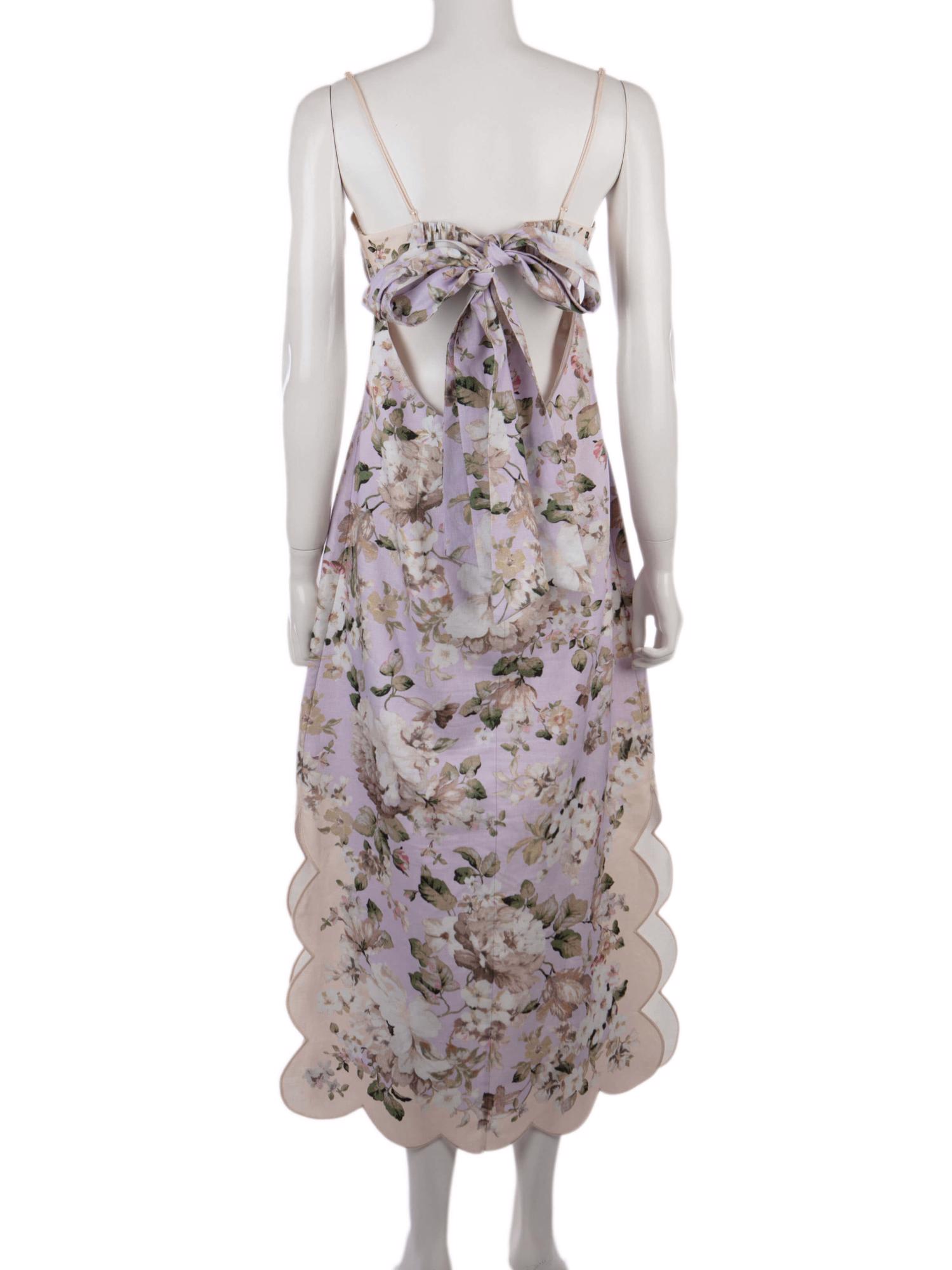 Bayan Mor ZIMMERMANN ELBİSE