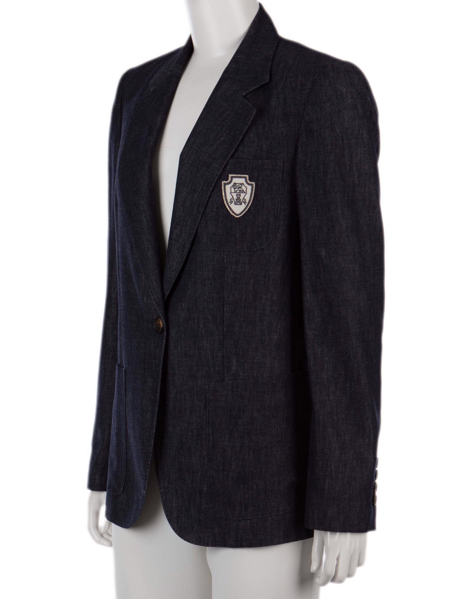 Bayan Lacivert BRUNELLO CUCINELLI JEAN CEKET