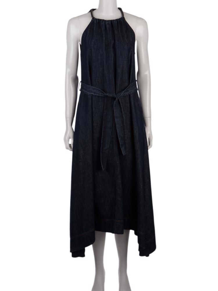 Bayan Lacivert BRUNELLO CUCINELLI JEAN ELBİSE