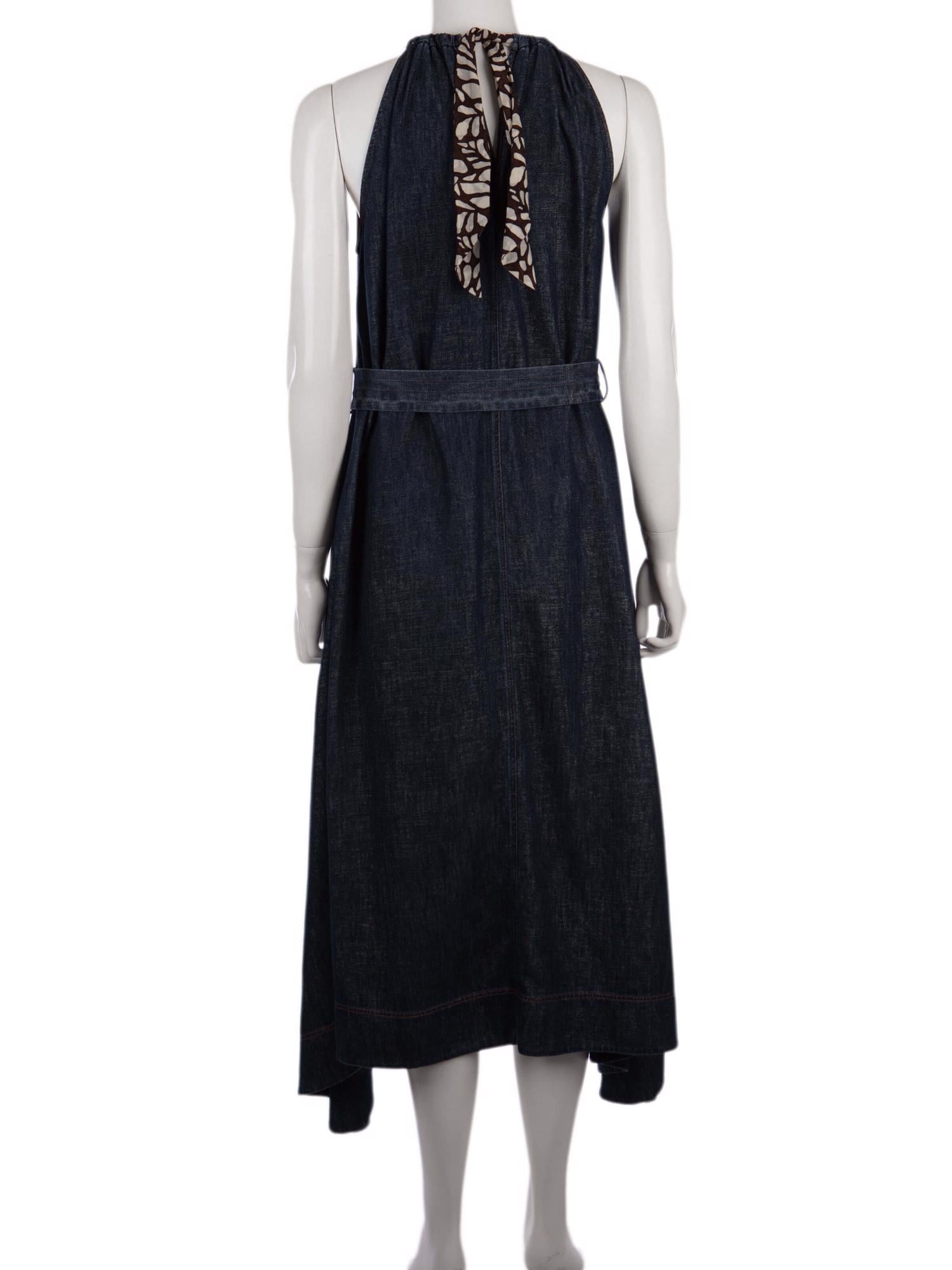 Bayan Lacivert BRUNELLO CUCINELLI JEAN ELBİSE