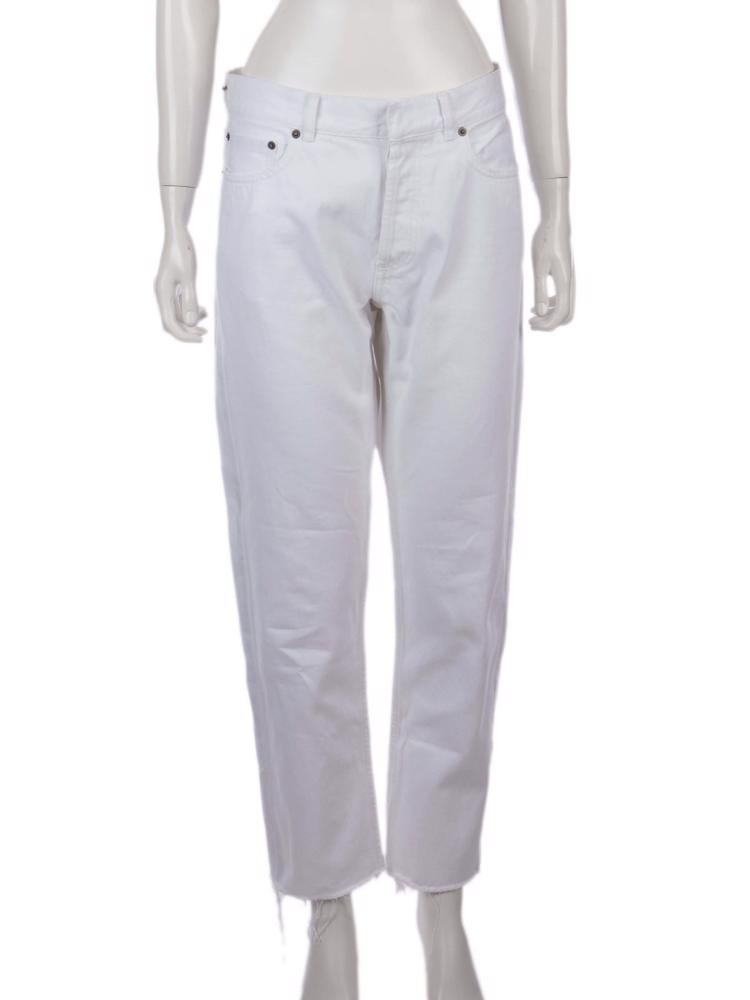 Bayan Beyaz DIOR JEAN PANTOLON