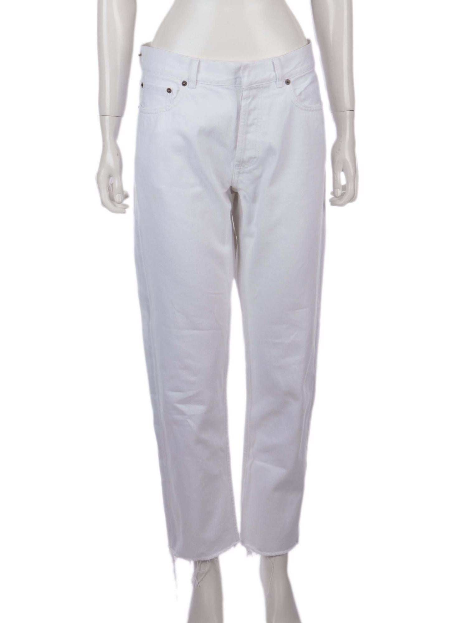 Bayan Beyaz DIOR JEAN PANTOLON