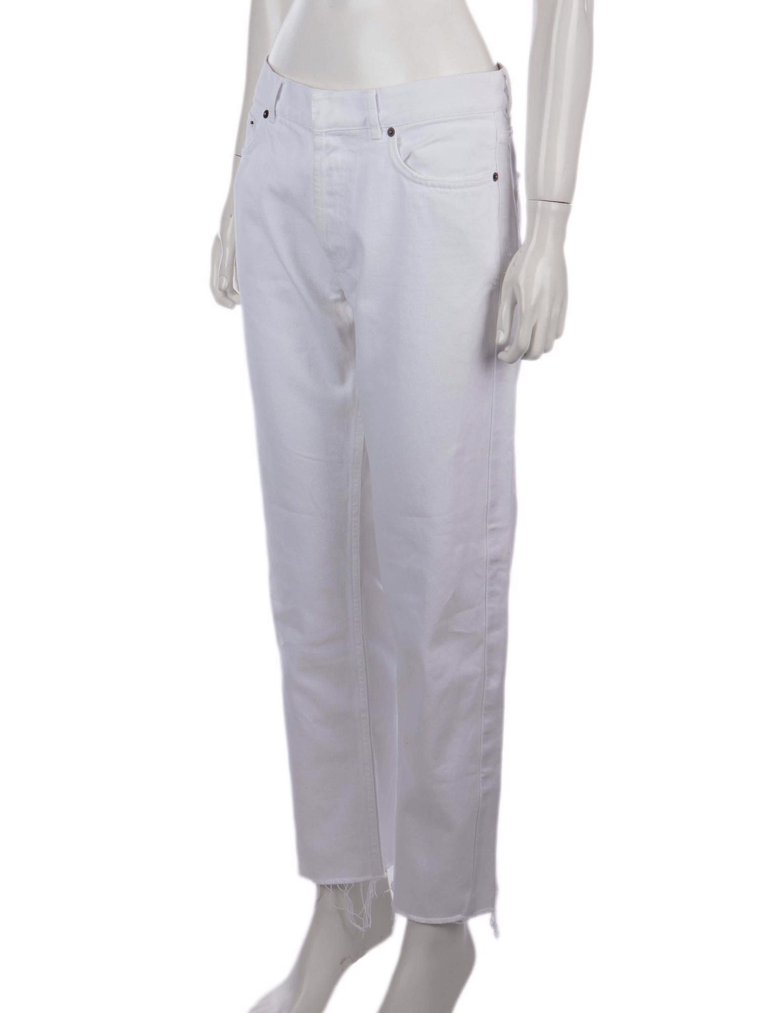Bayan Beyaz DIOR JEAN PANTOLON