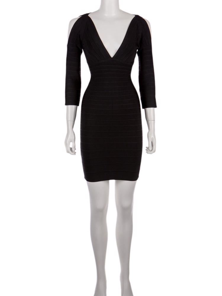Bayan Siyah HERVE LEGER ELBİSE