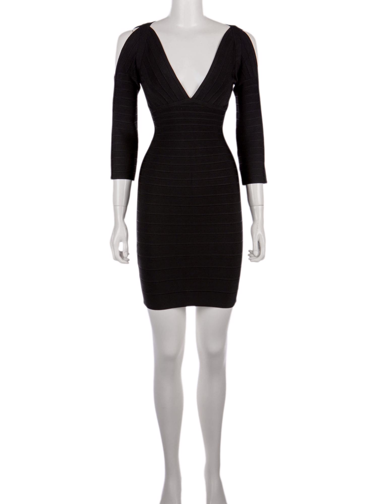 Bayan Siyah HERVE LEGER ELBİSE