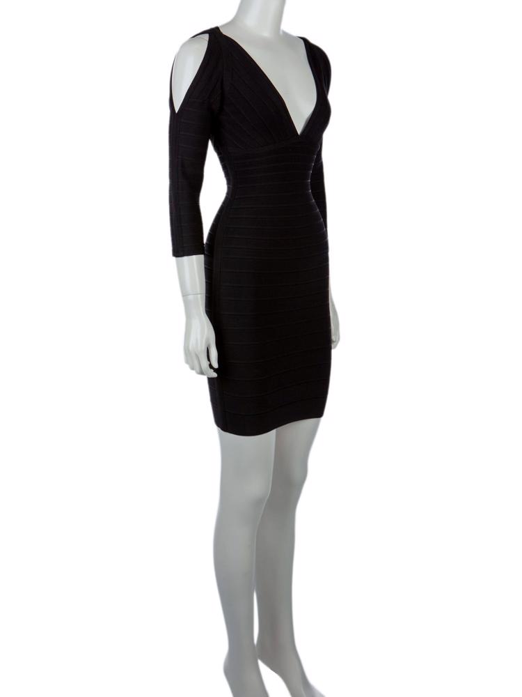 Bayan Siyah HERVE LEGER ELBİSE
